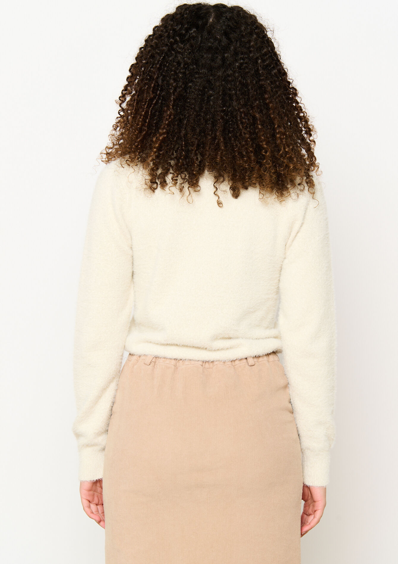 Eyelash sweater, Eyelash sweater - VANILLA WHITE - 1120469