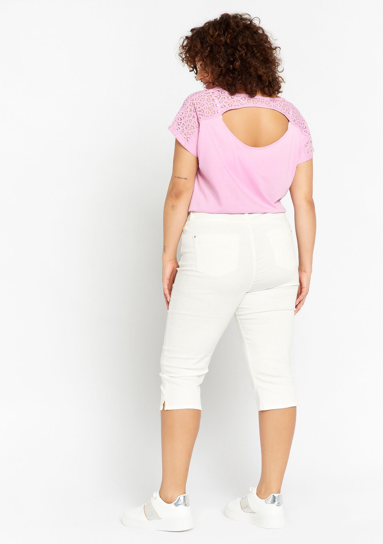 Cropped broek, Cropped broek - OFFWHITE - 06004301