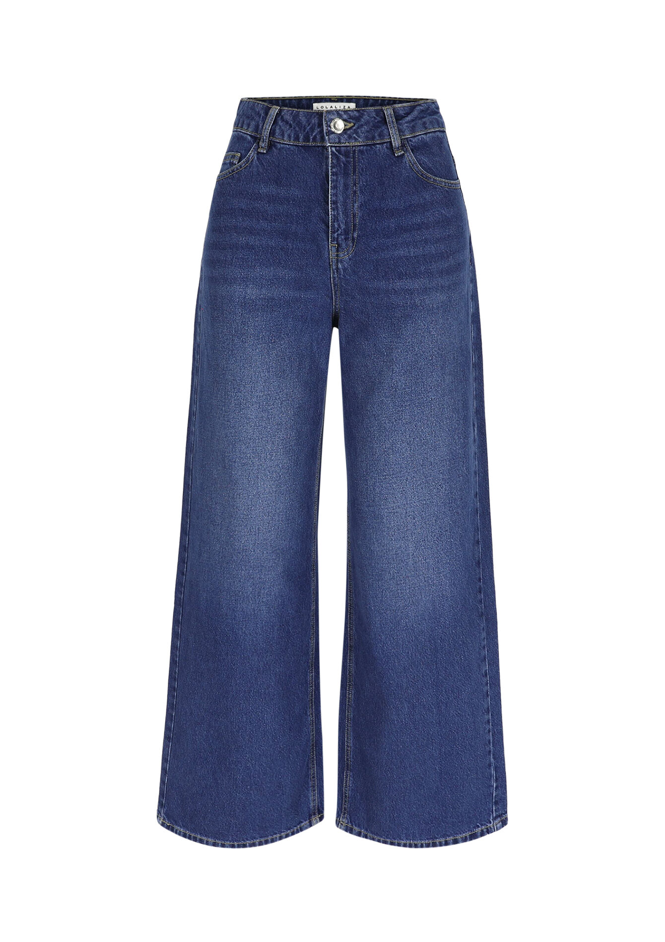 Jean large taille haute - MEDIUM BLUE - 22000619_0500