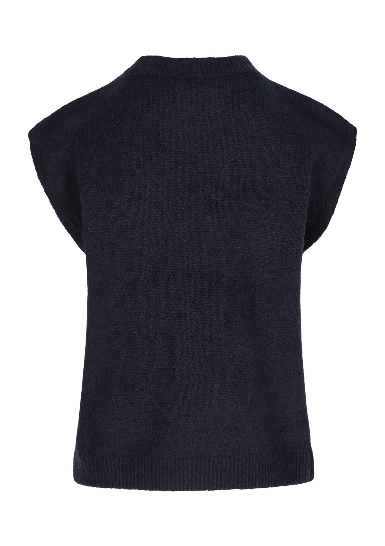 Mouwloze kabelgebreide trui, Mouwloze kabelgebreide trui - NAVY BASIC - 04006931_2723