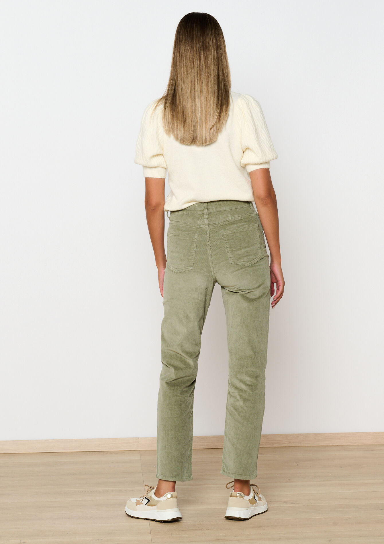 Corduroy trousers, Corduroy trousers - KHAKI FADED - 06004509_4326