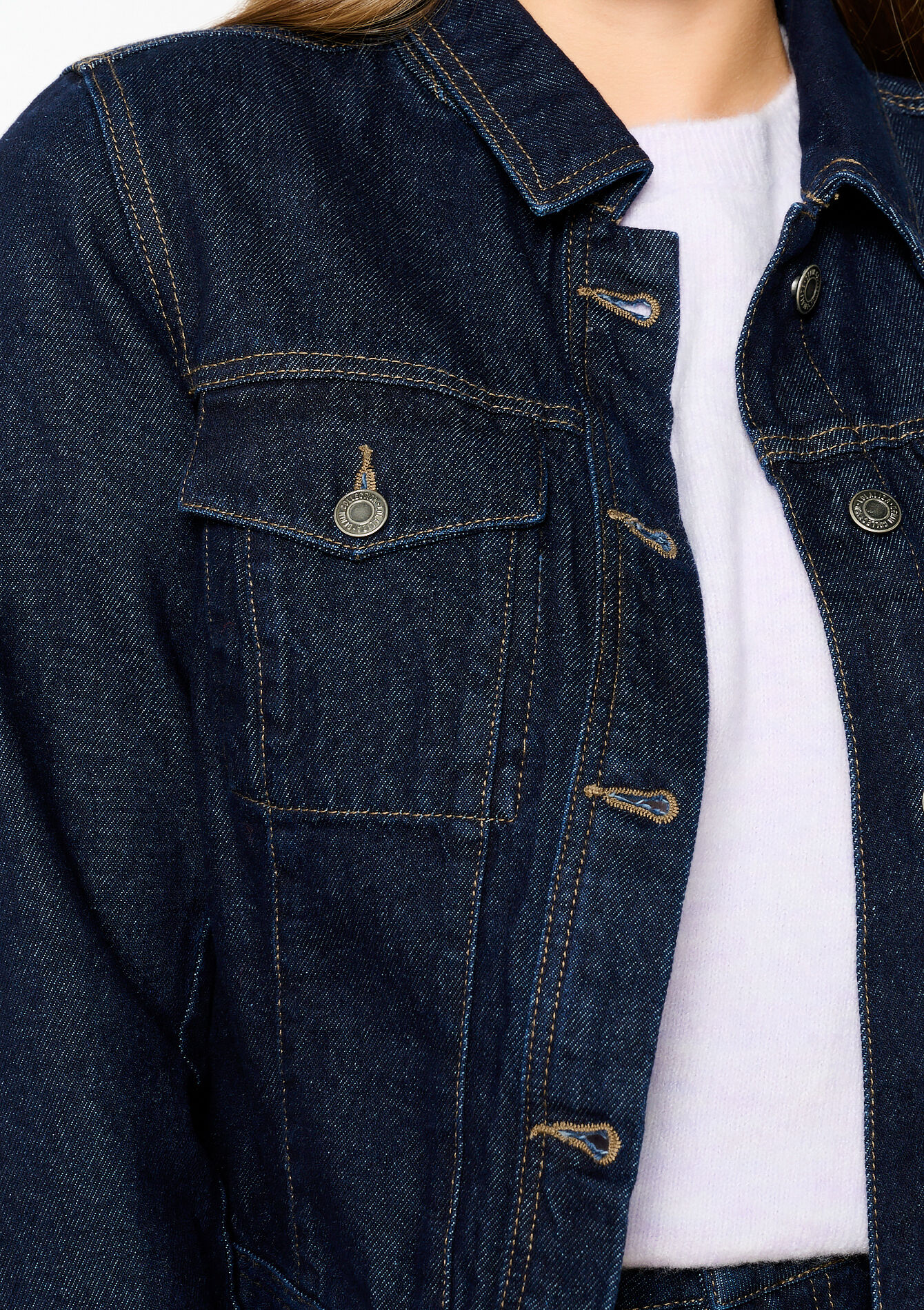 Denim jas - DARK BLUE - 09100946_0501