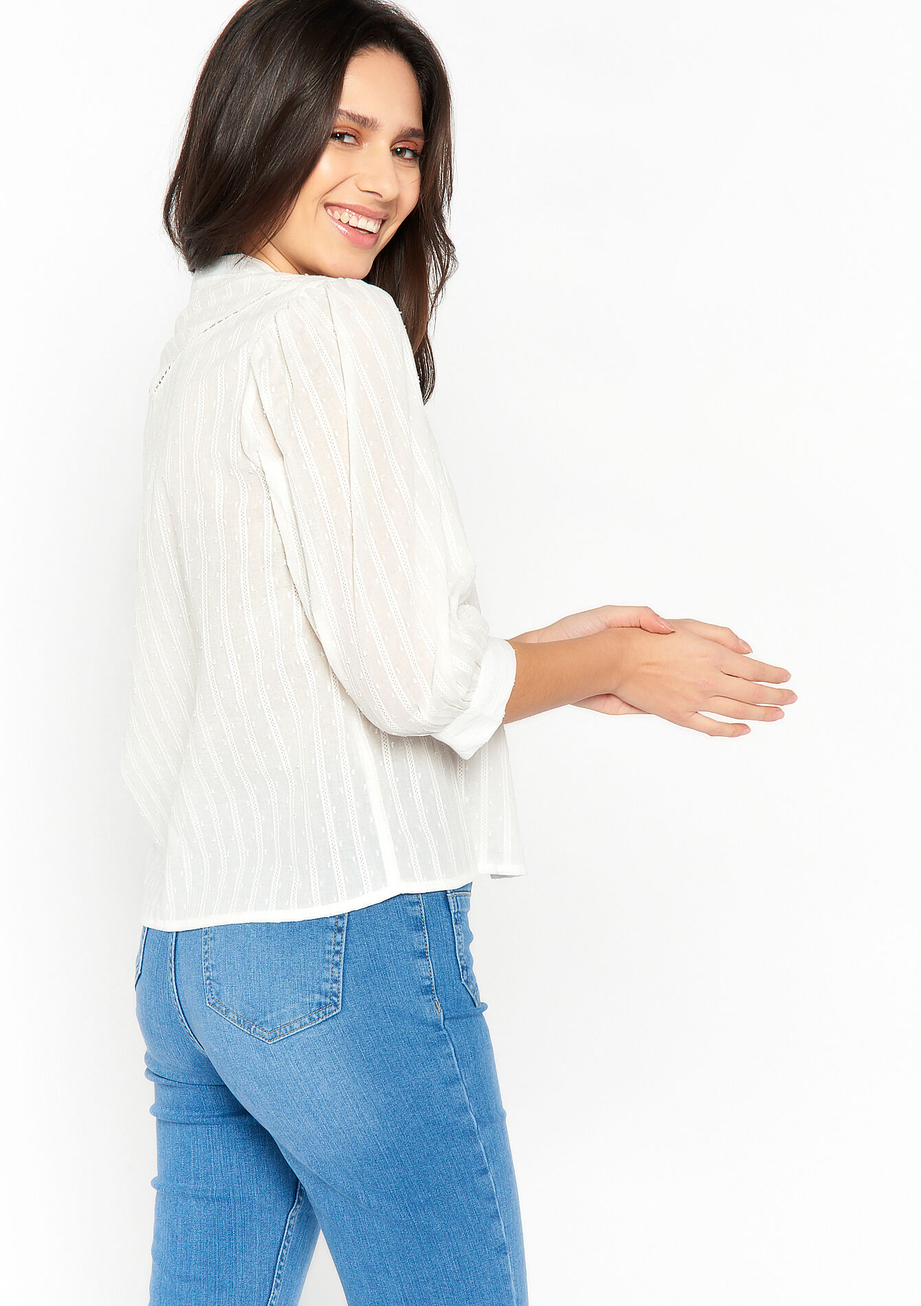 Cotton shirt, Cotton shirt - OPTICAL WHITE - 1062841