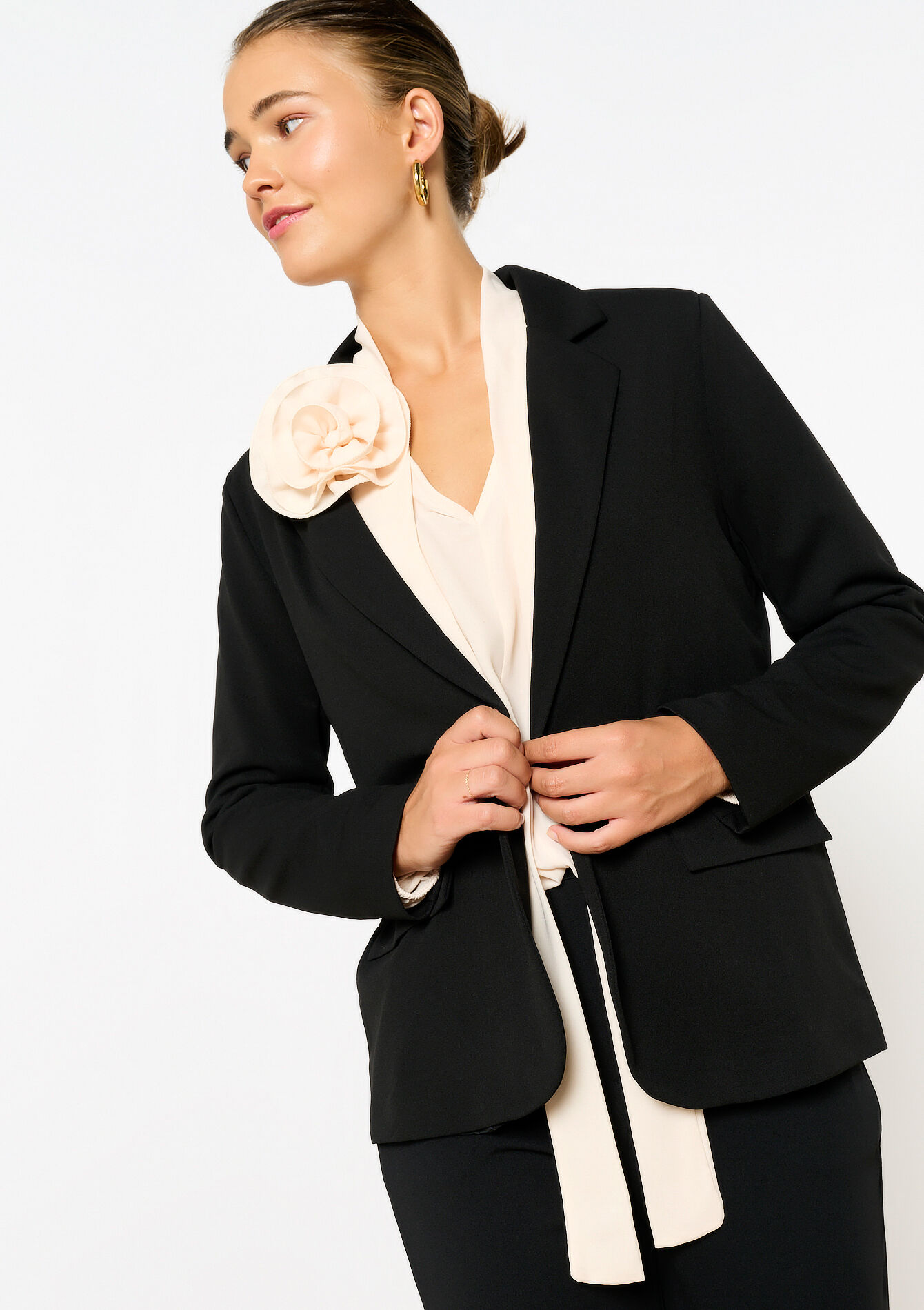 Klassieke blazer, Klassieke blazer - BLACK - 09100967_1119