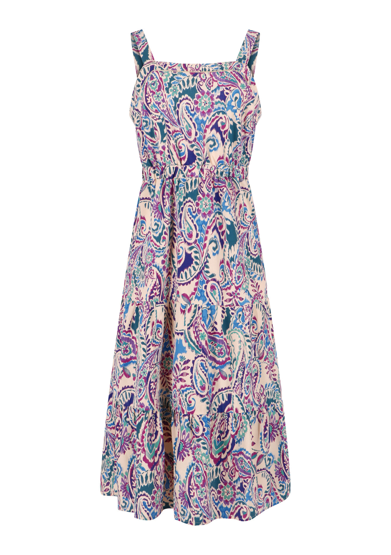 Maxi-jurk met paisleyprint, Maxi-jurk met paisleyprint - VIOLINE - 08602042_2576