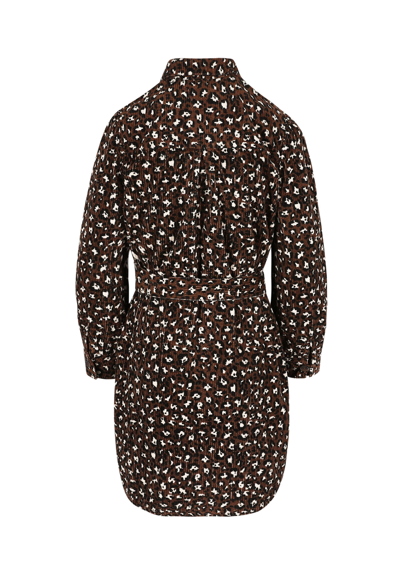 Mini-jurk met luipaardprint - LT BEIGE - 08104032_2527