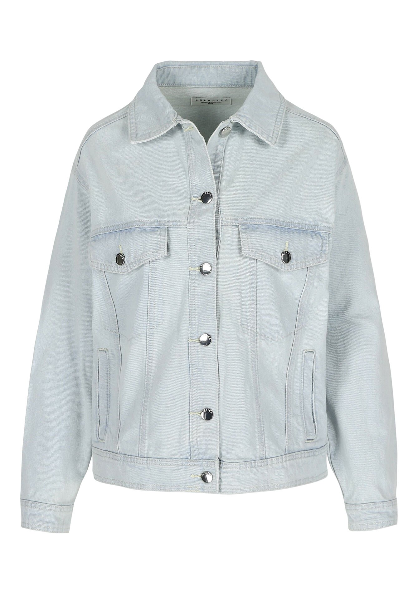 Oversized denim jas, Oversized denim jas - LIGHT BLUE - 09100869_1709