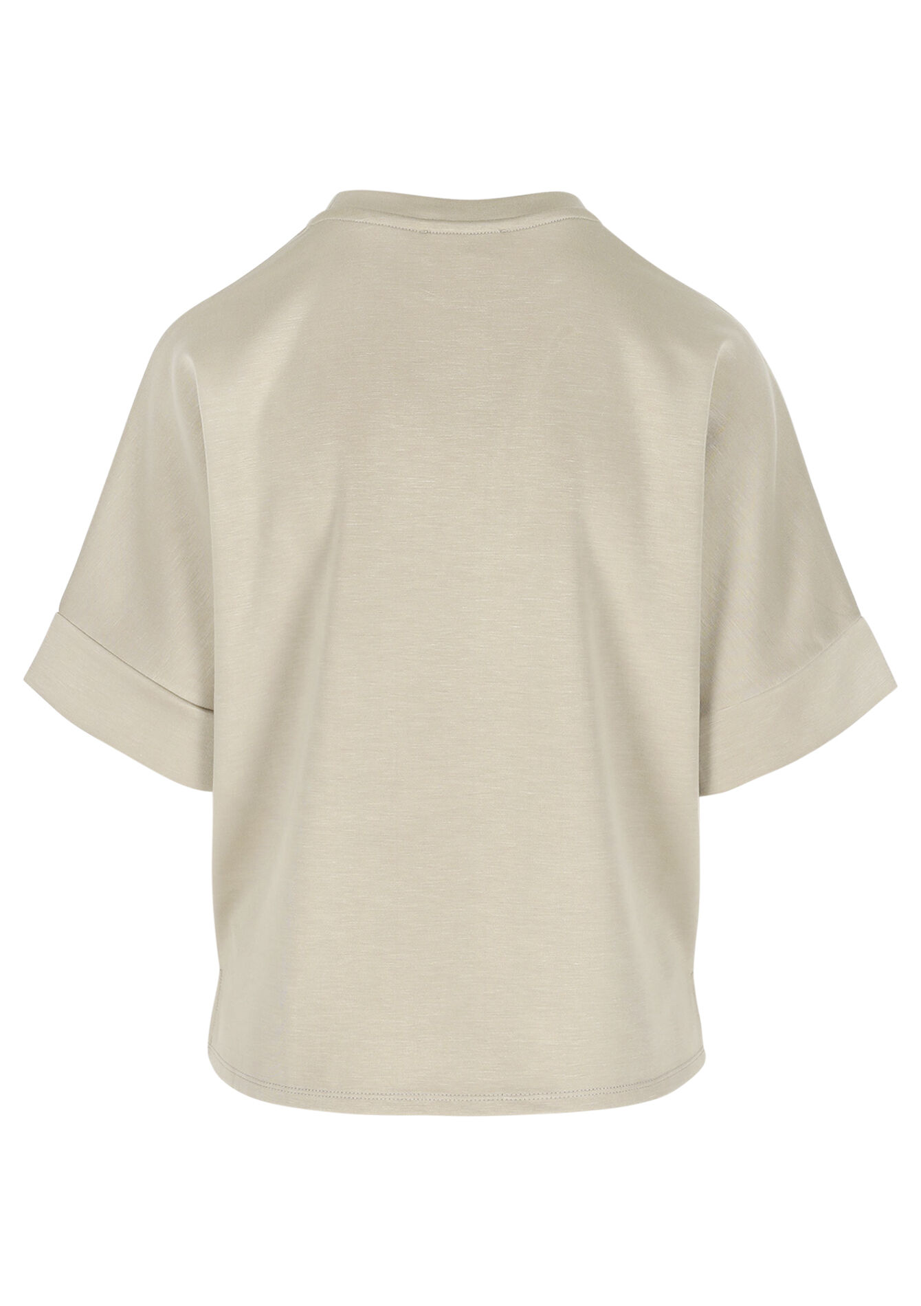 Modal T-shirt met ronde hals - TAUPE - 15100407_1021
