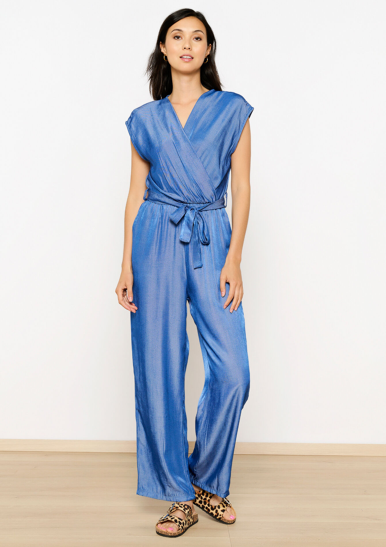 Tencel jumpsuit, Tencel jumpsuit - DARK BLUE - 06004529_0501