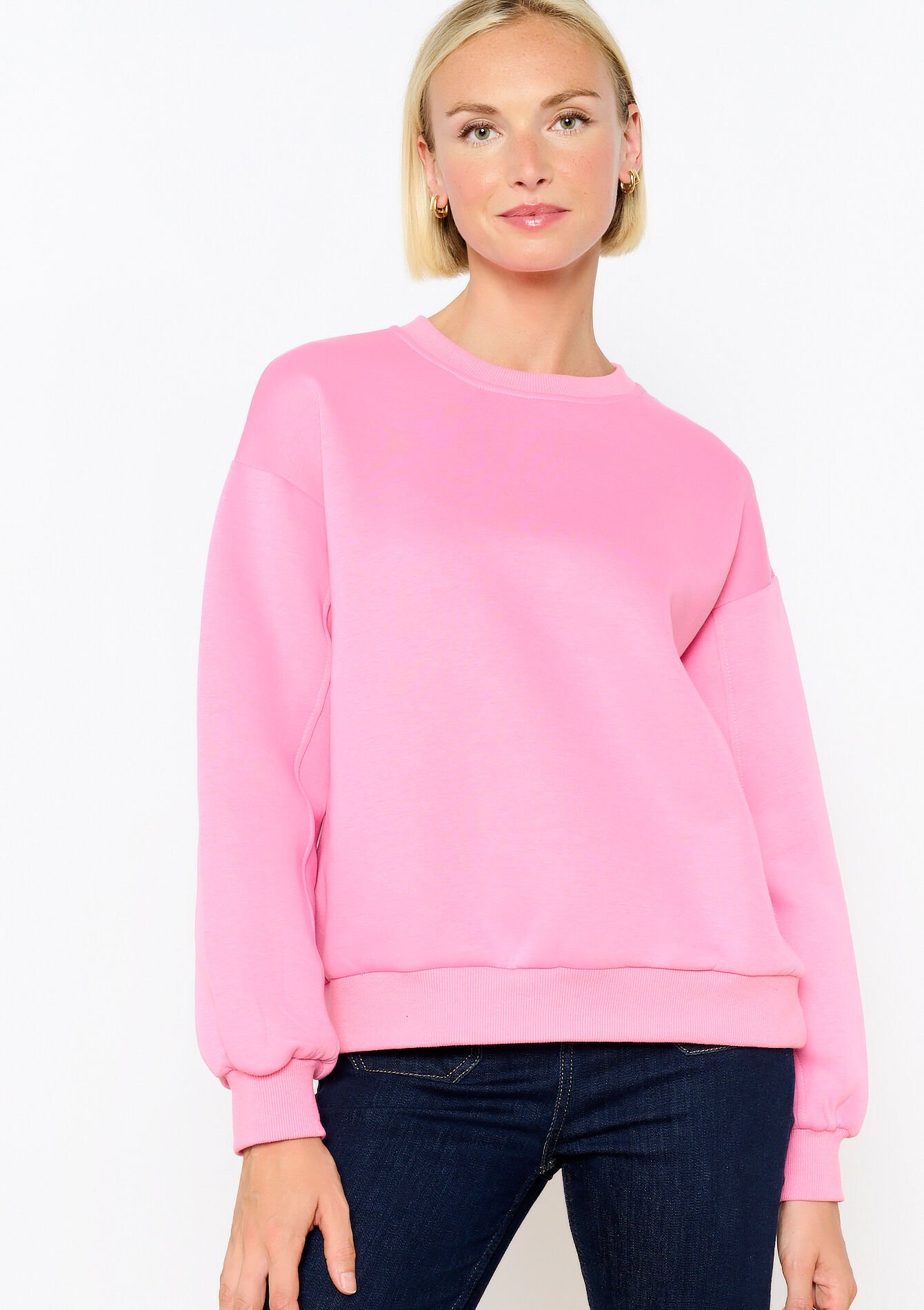 Oversized sweater - PINK BUBBLE - 03001724_2517