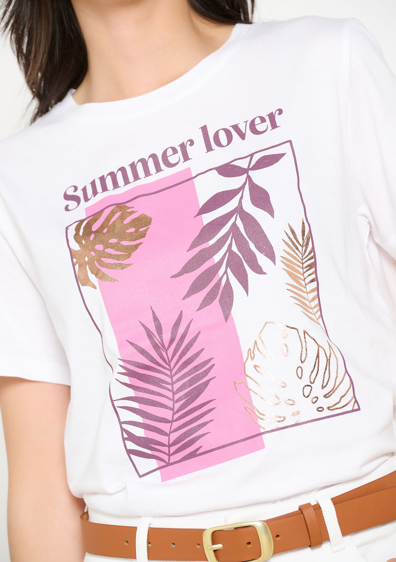 Soft slogan T-shirt, Soft slogan T-shirt - OFFWHITE - 02301734