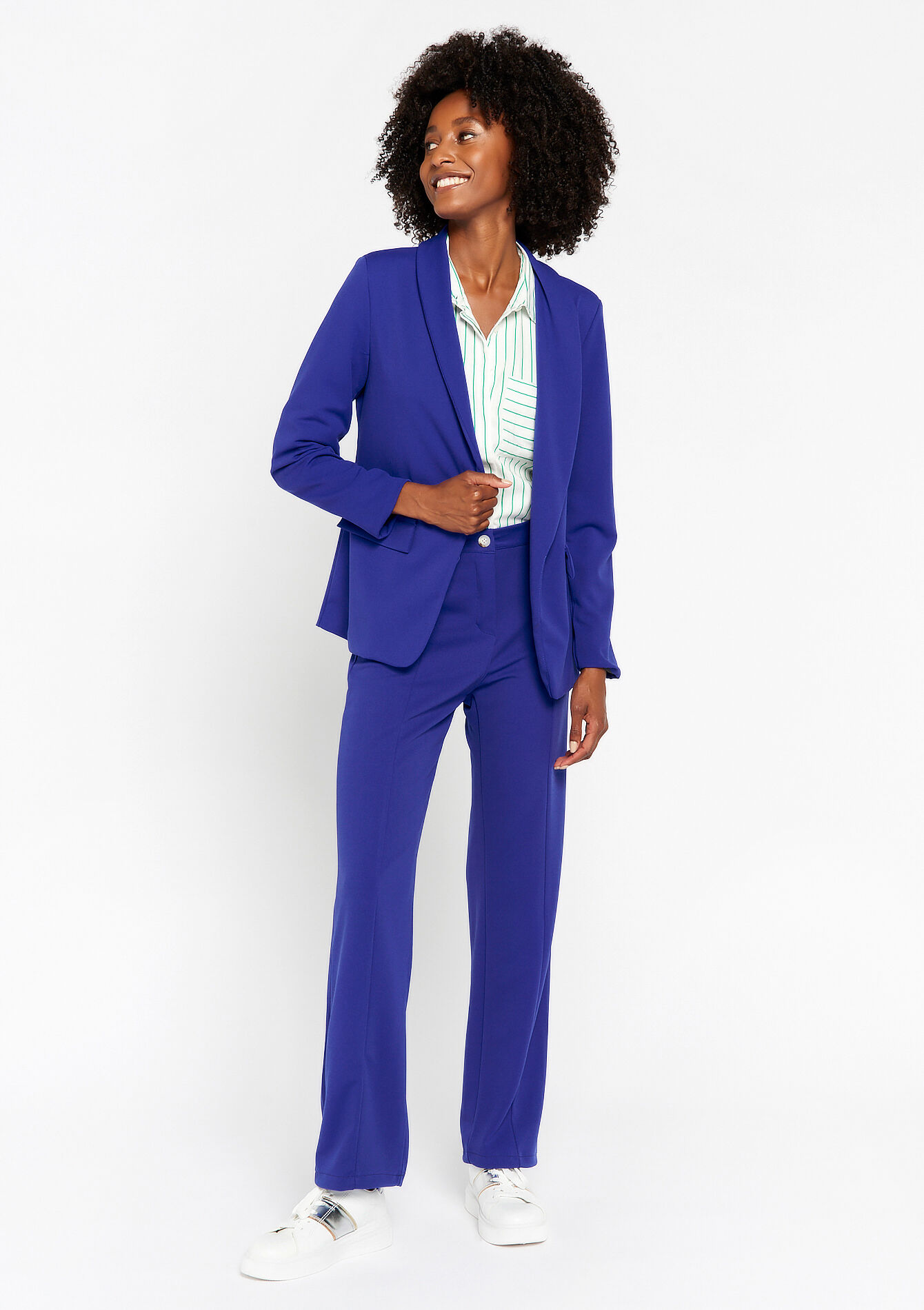 Blazer met smokingkraag, Blazer met smokingkraag - VIOLINE - 1084288