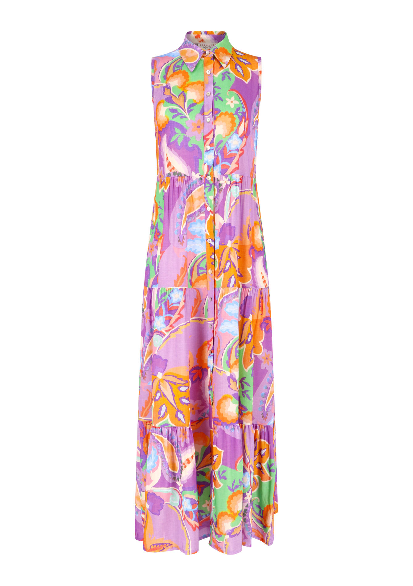 Maxi hemdjurk, Maxi hemdjurk - PURPLE BLUSH - 08602054