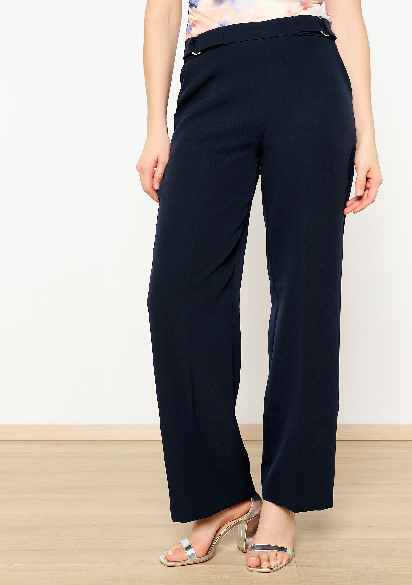 Wijde broek - NAVY BASIC - 06100613_2723