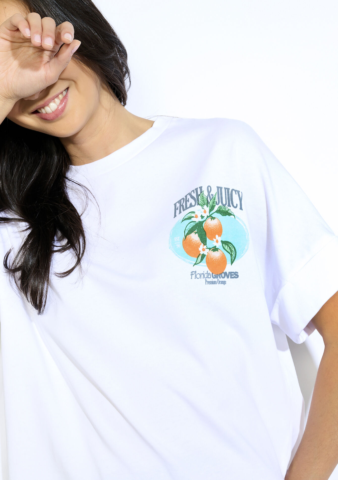 T-shirt à imprimé fruité, T-shirt à imprimé fruité - OFFWHITE - 02301919_1001