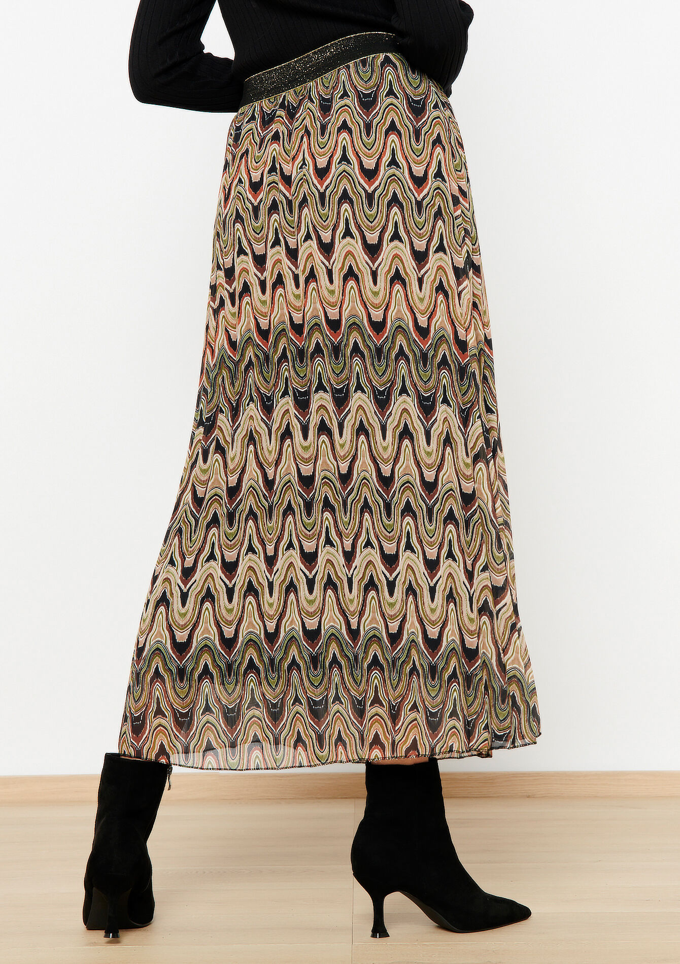 Maxirok in voile, Maxirok in voile - GREEN MOSS - 07101184_4504