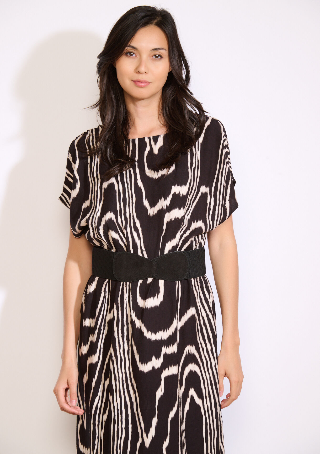 Ceinture élastique large, Ceinture élastique large - BLACK - 14001903_1119