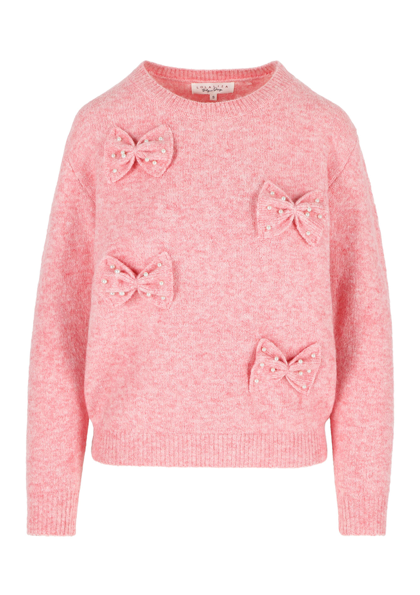 Trui met strikjes - PINK BUBBLEGUM - 04006617_1477