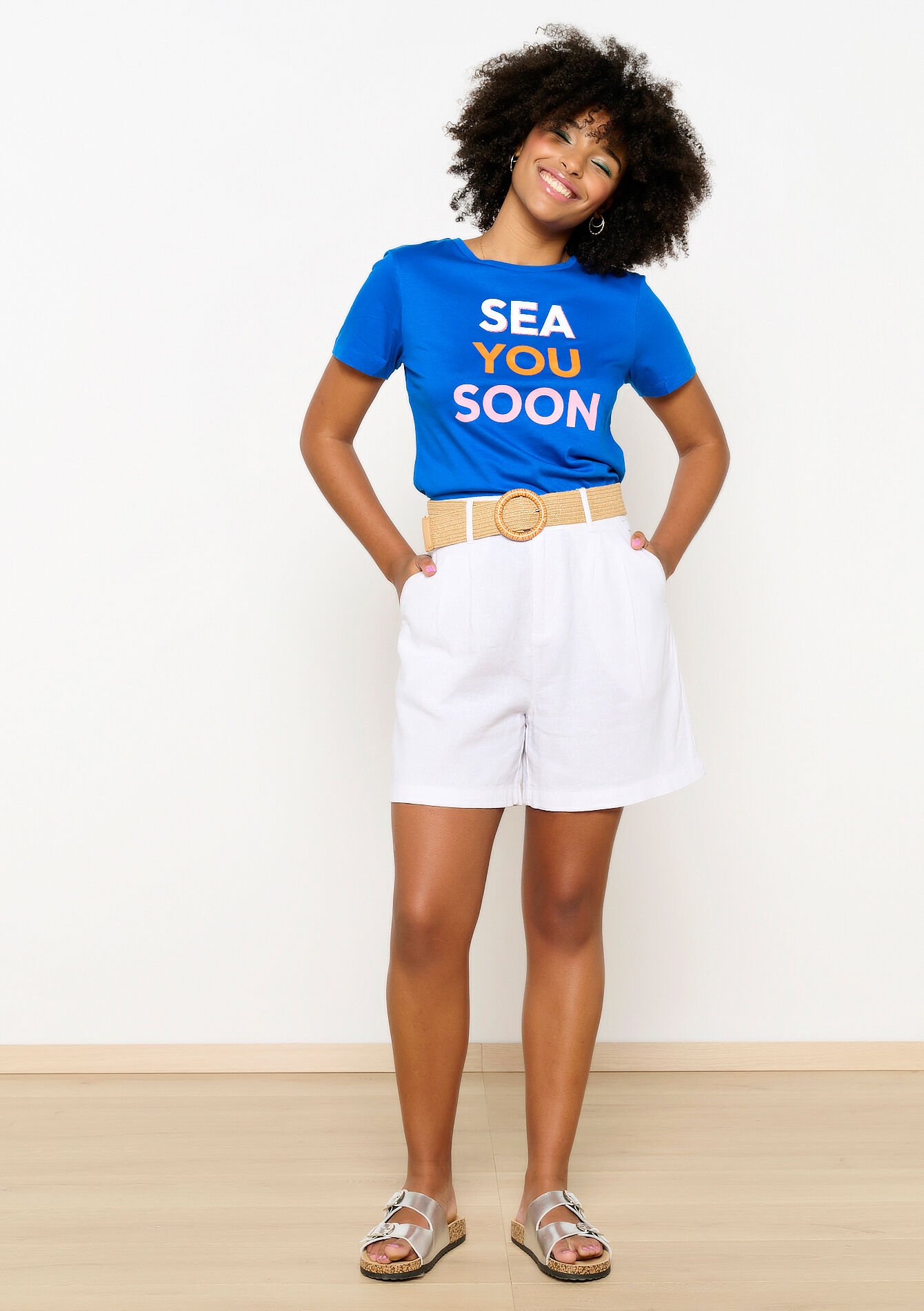 T-shirt met artwork, T-shirt met artwork - BLUE FAIENCE - 02301522_1584