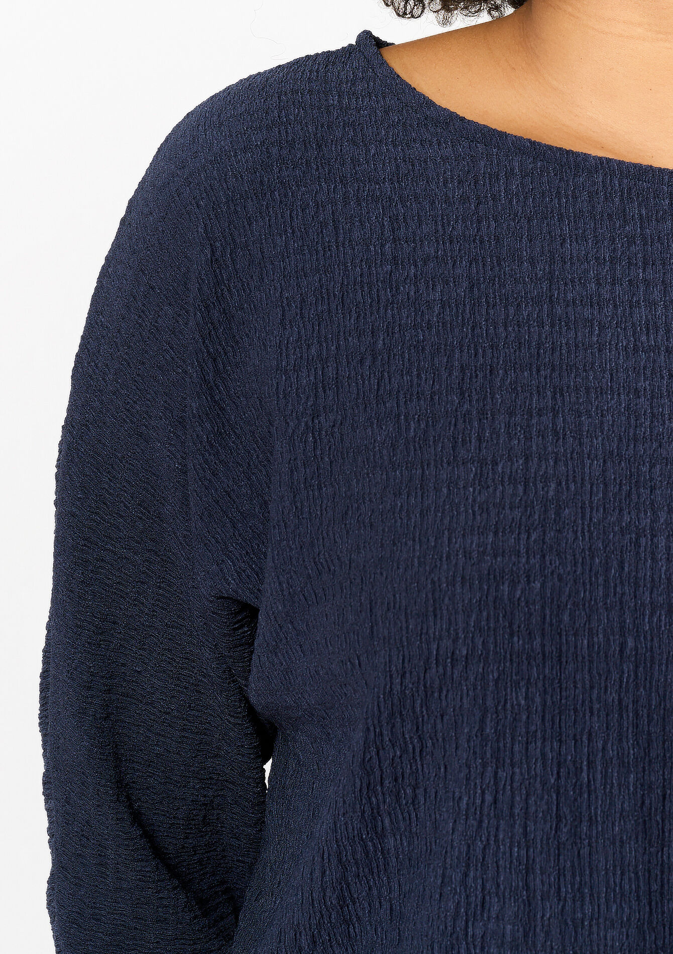 T-shirt à manches chauve-souris, T-shirt à manches chauve-souris - NAVY BASIC - 02301721_2723