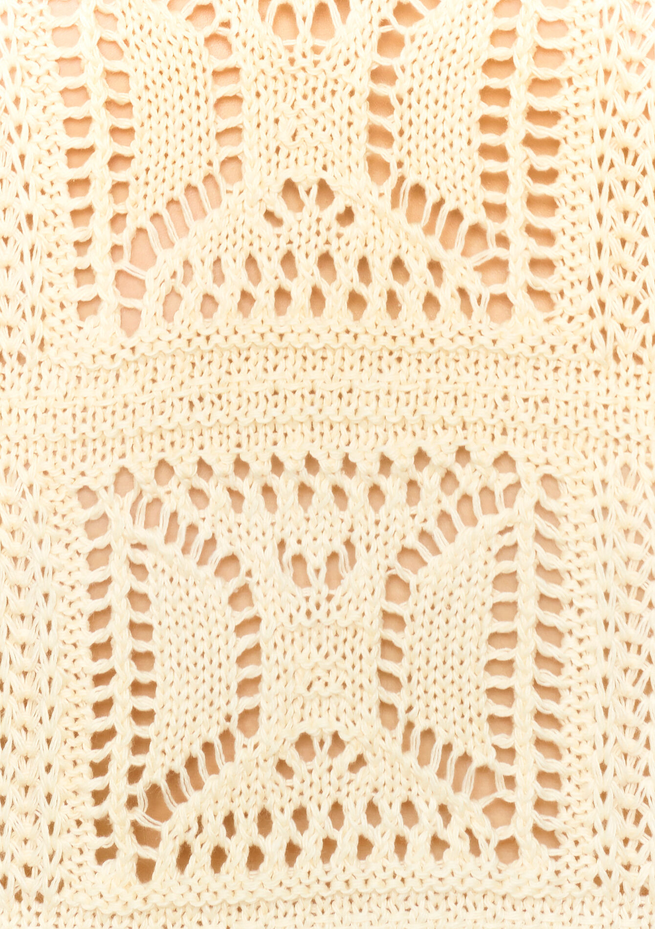 Cardigan en macramé, Cardigan en macramé - LT BEIGE - 02200418_2527