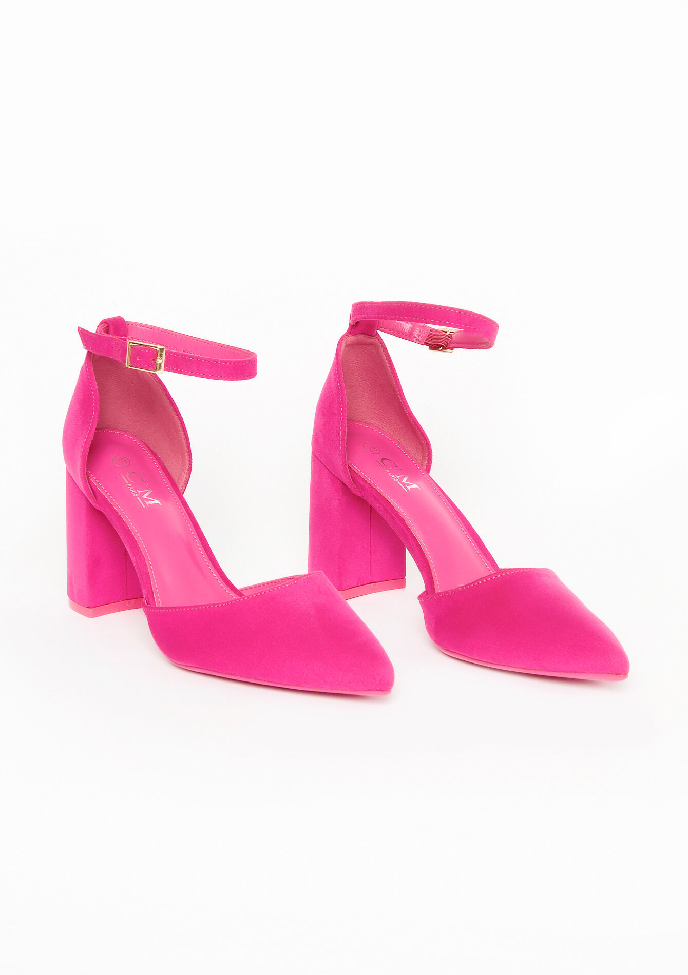 Pumps with strap, Pumps with strap - FUCHSIA - 13000637_5626
