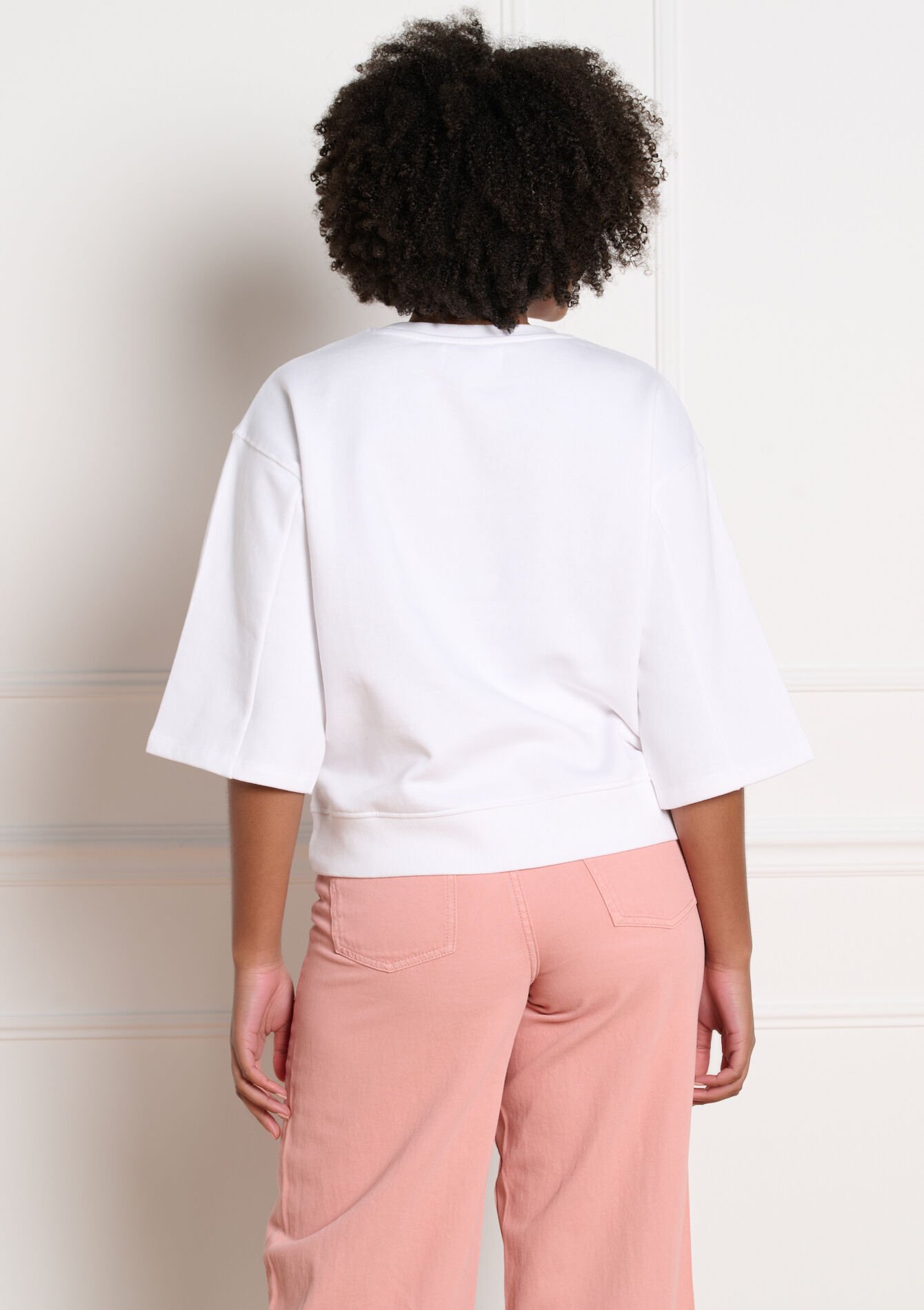 Floral print sweatshirt - OFFWHITE - 03001827_1001