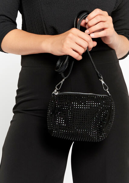 Purse with strass - BLACK - 1086191