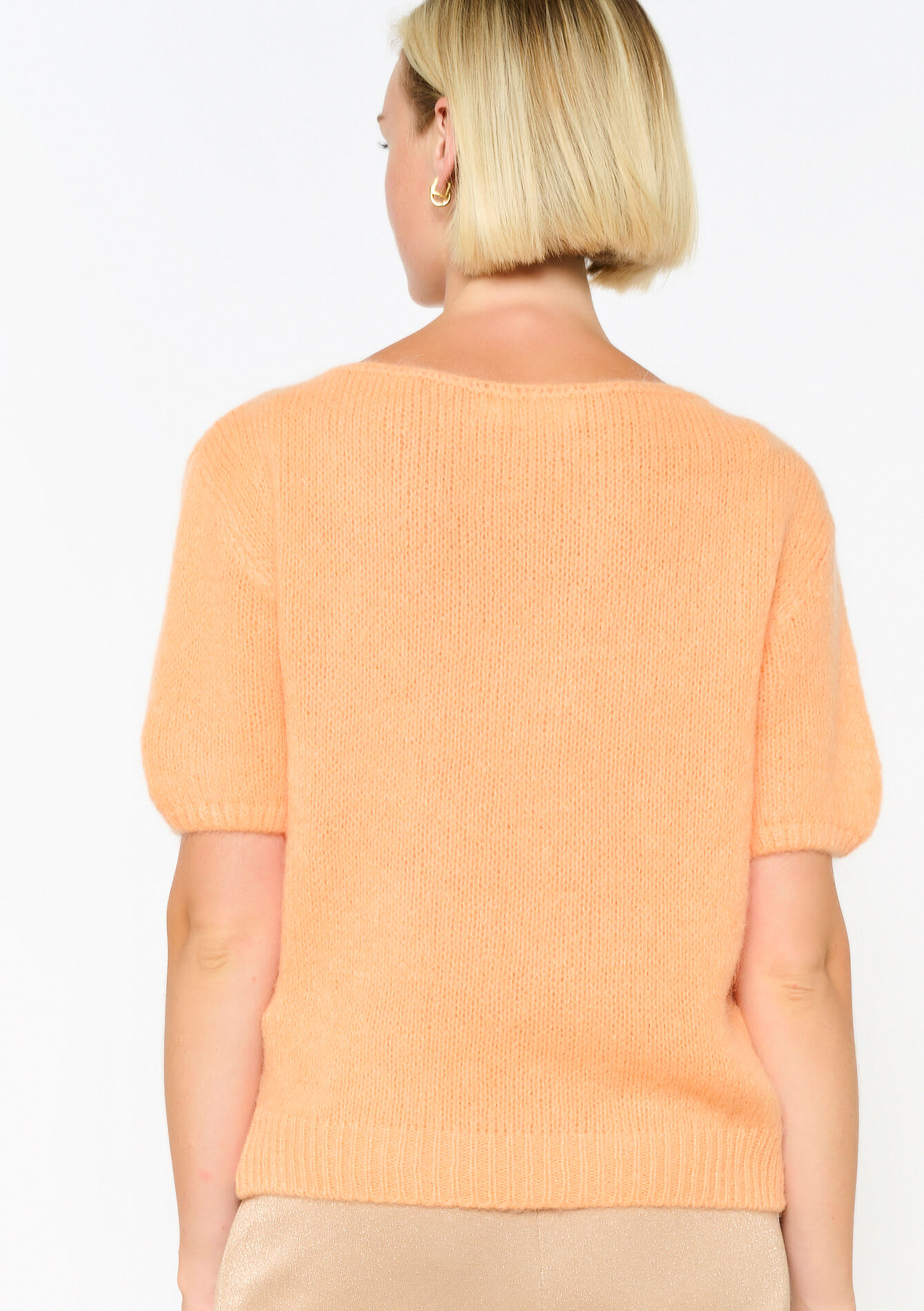 Trui met korte mouwen, Trui met korte mouwen - MANDARINE - 04006657_1243