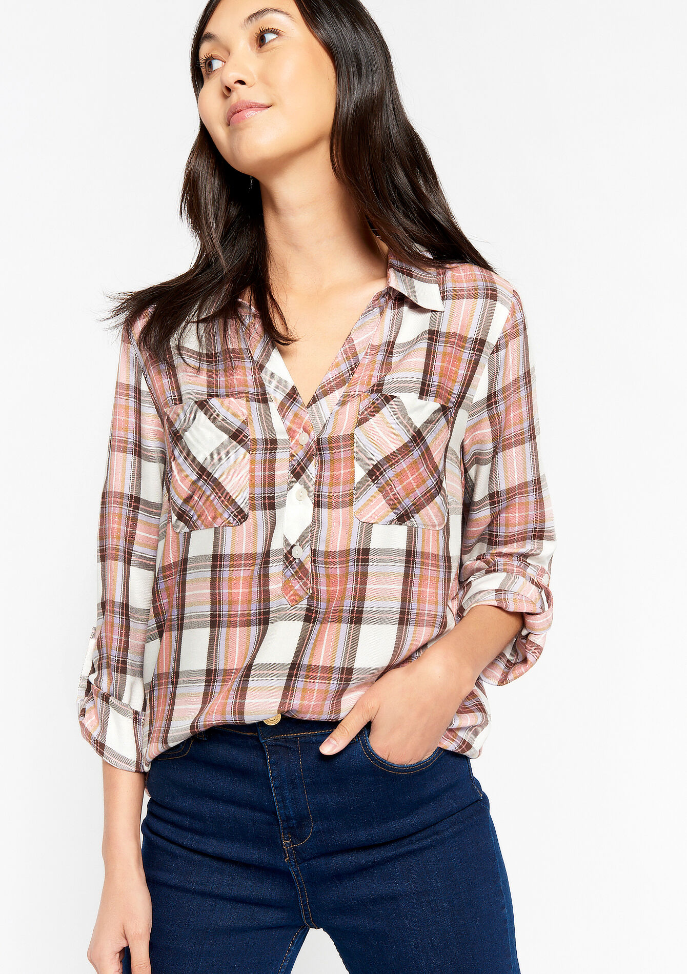 Geruit hemd, Geruit hemd - OFFWHITE - 05702260_1001