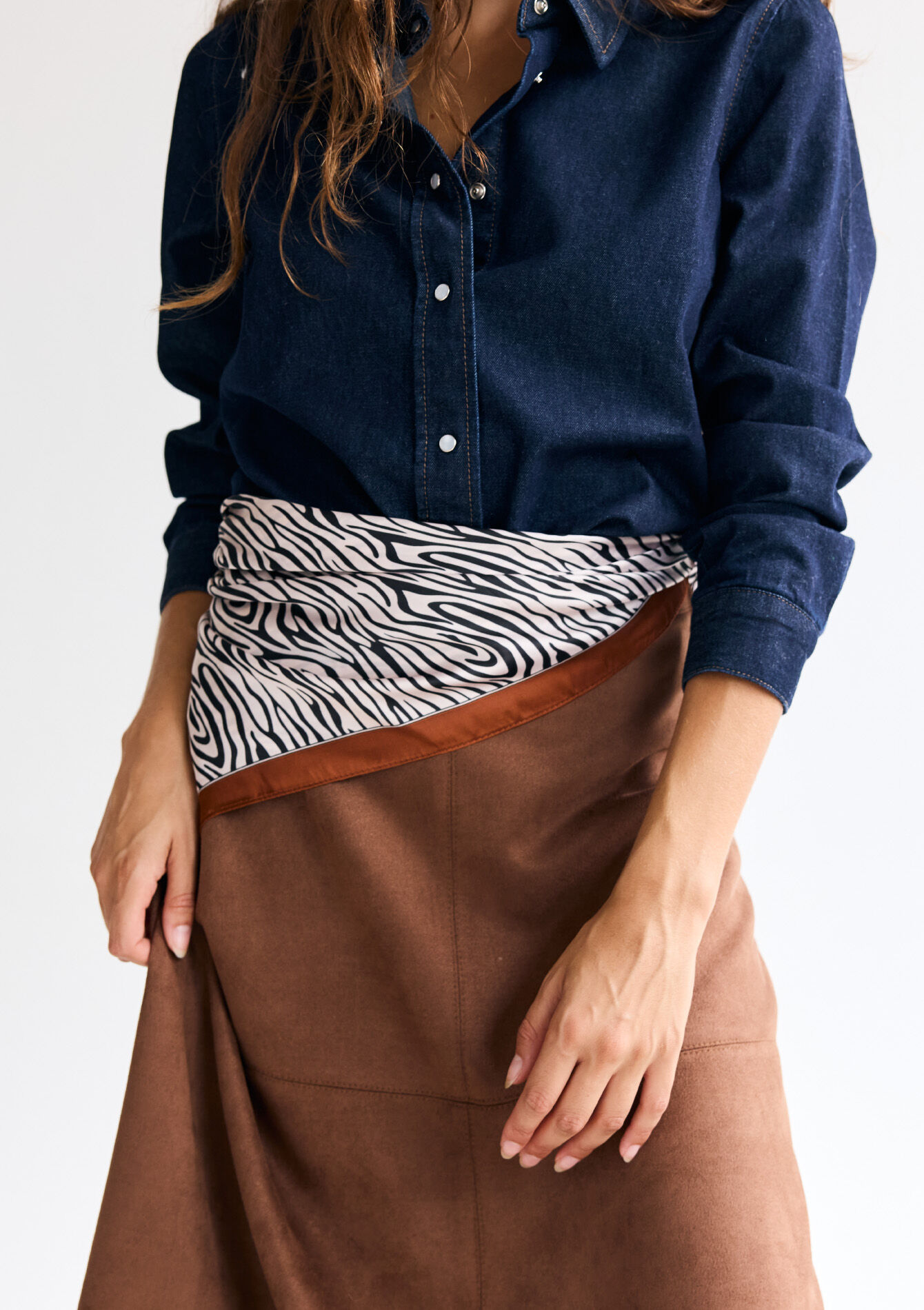 Zijdezachte zebrasjaal, Zijdezachte zebrasjaal - OPTICAL WHITE - 17101358_1019