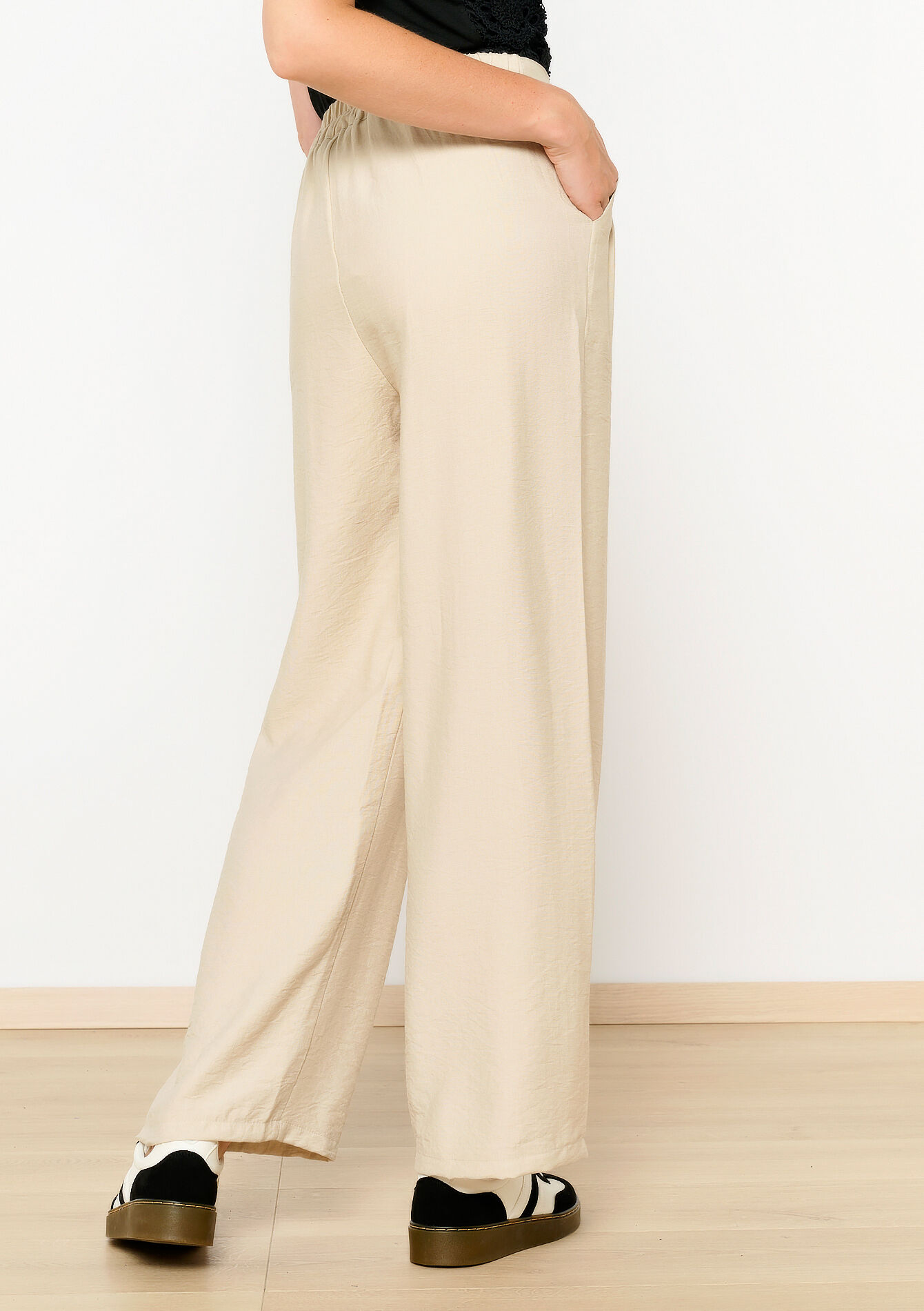 Pantalon évasé, Pantalon évasé - LT BEIGE - 1111072