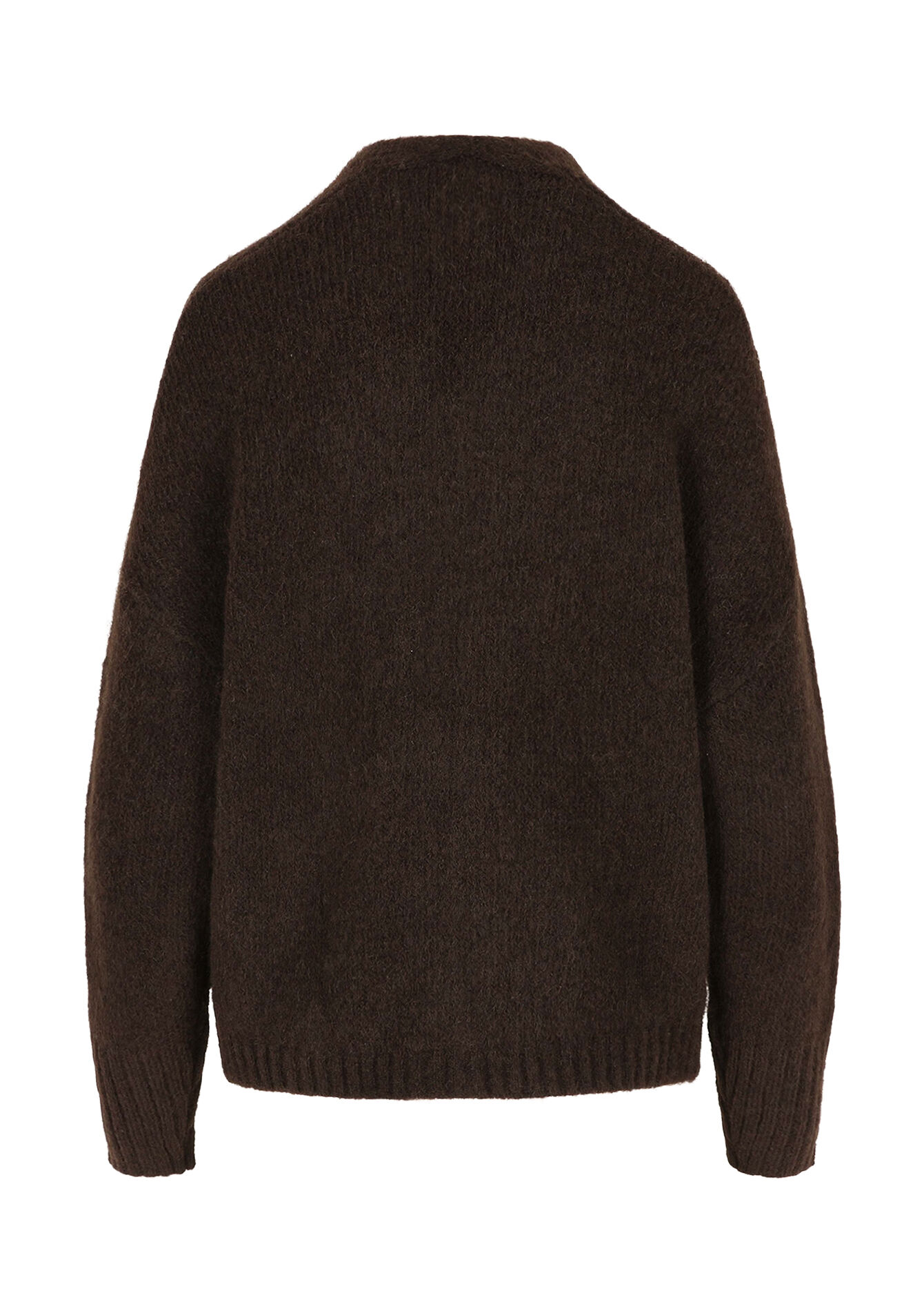 Zacht open gebreid vest, Zacht open gebreid vest - BROWN DARK CHOCOLATE - 04101313_3720