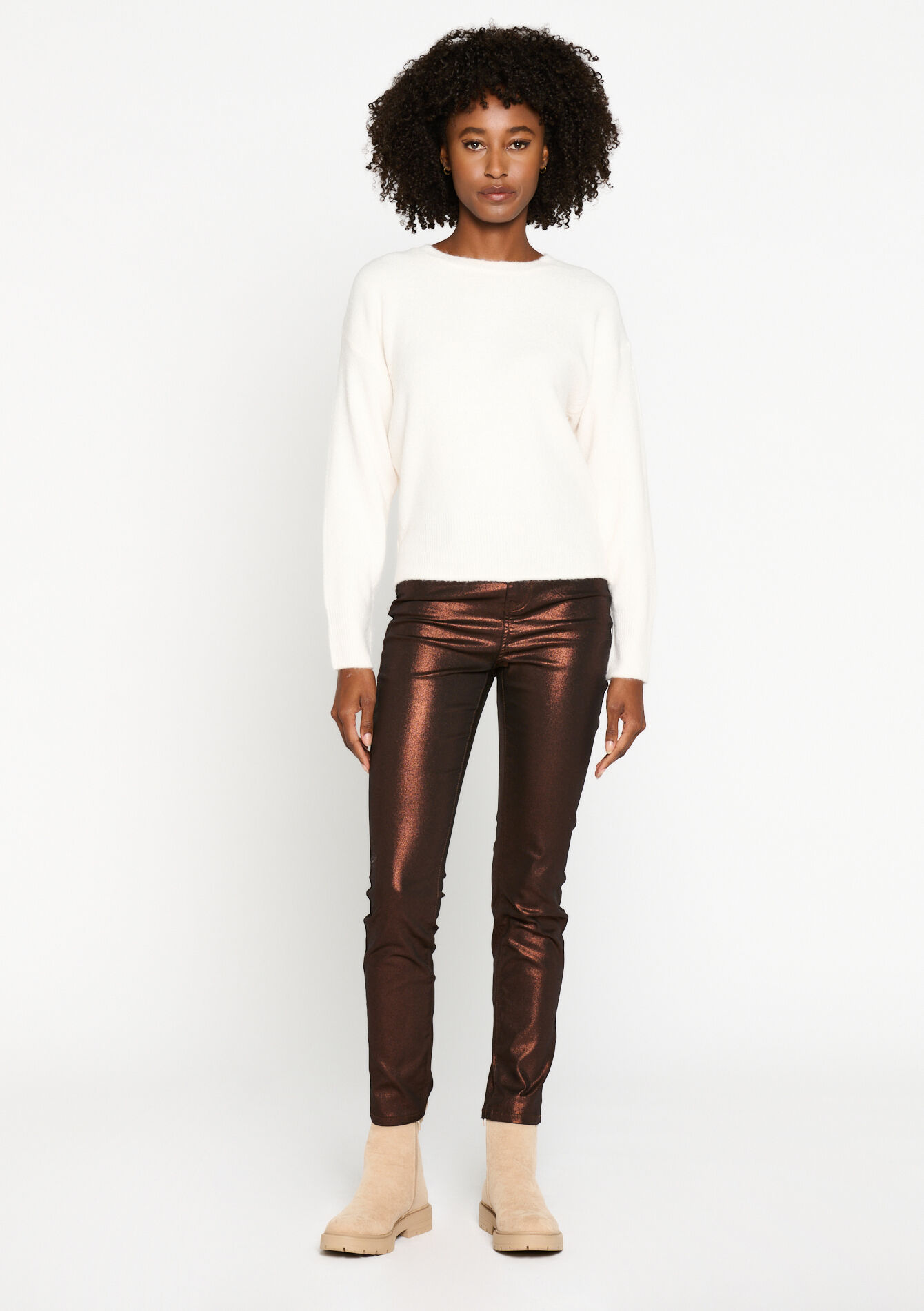 Zachte trui - VANILLA WHITE - 04006191_1013