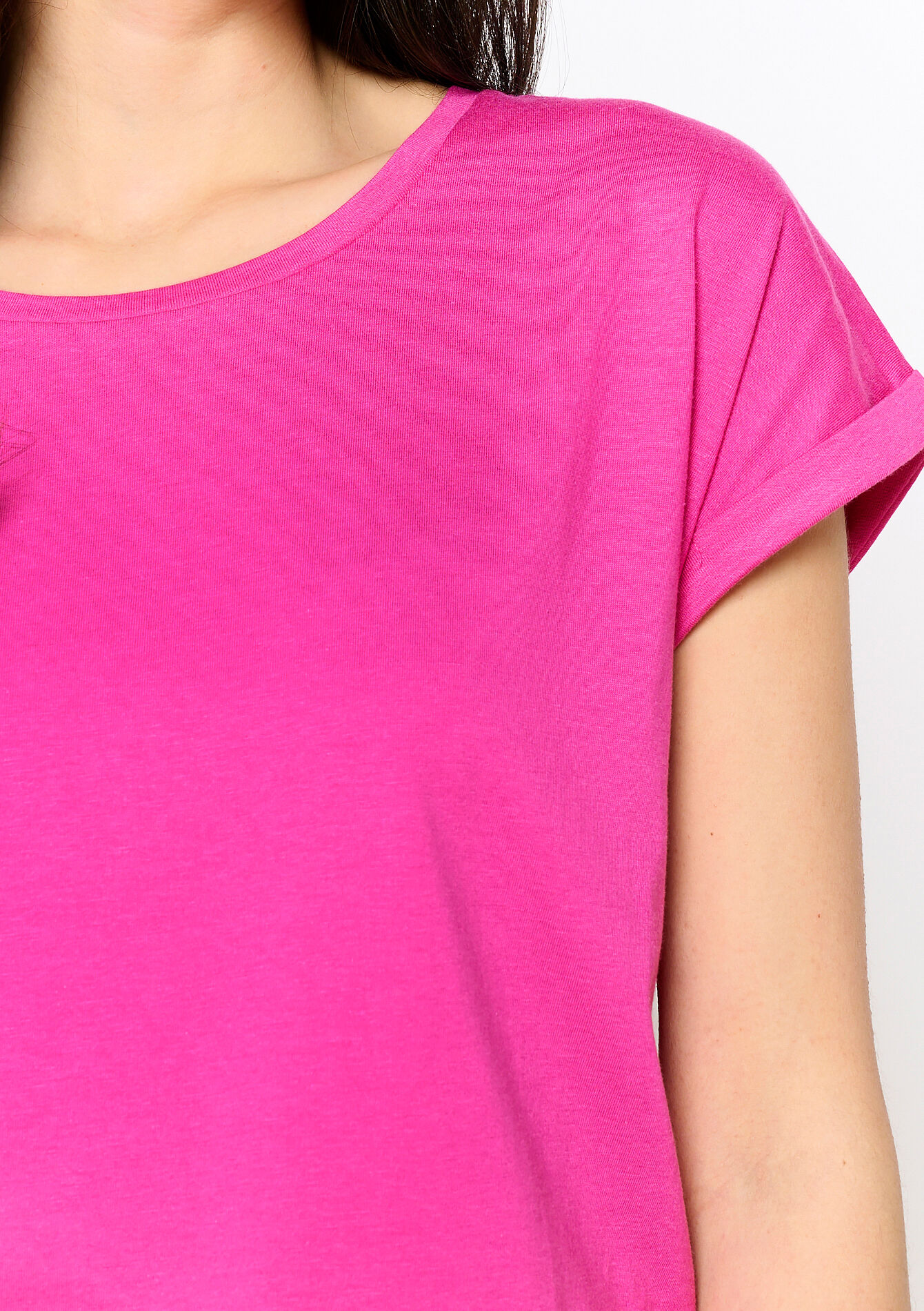 Basic T-shirt, Basic T-shirt - FUCHSIA - 02301493_5626