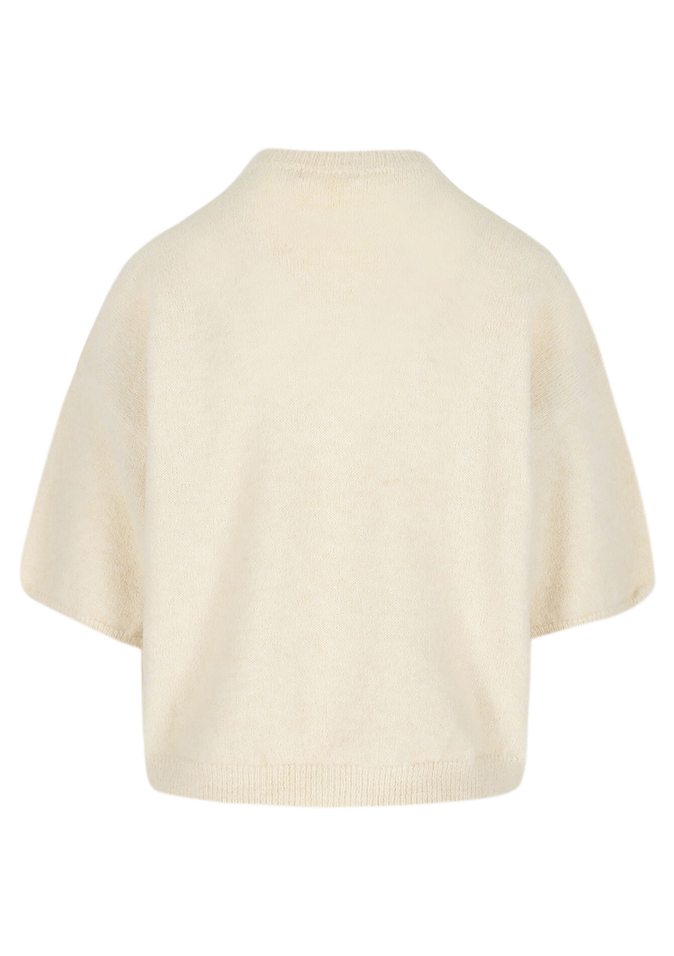 Pull en maille duveteuse - VANILLA WHITE - 04007227_1013