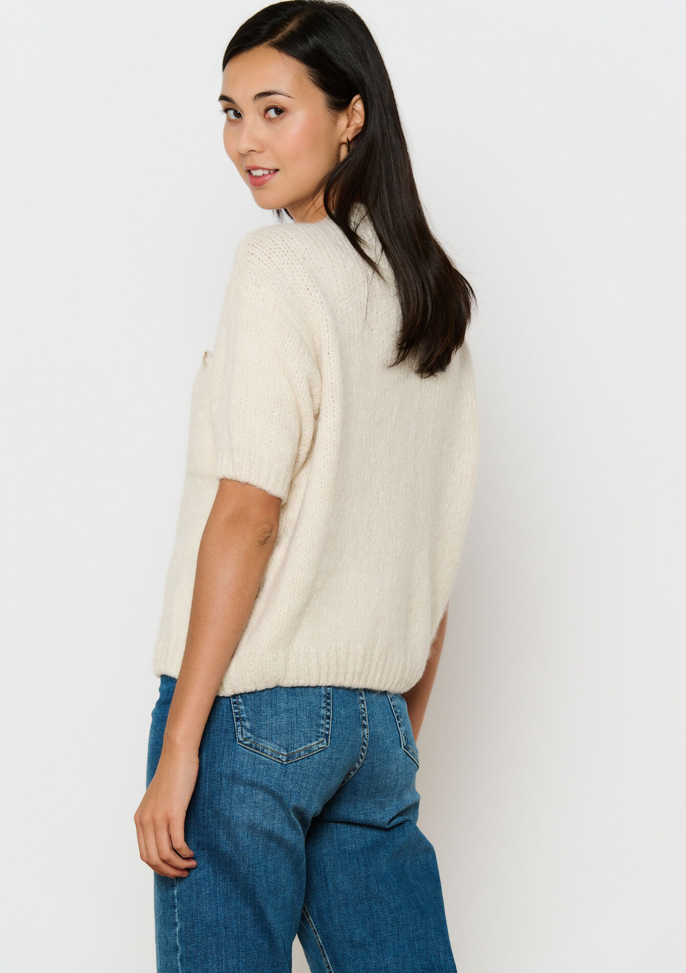 Cardigan avec boutons fantaisie - VANILLA WHITE - 04101191_1013