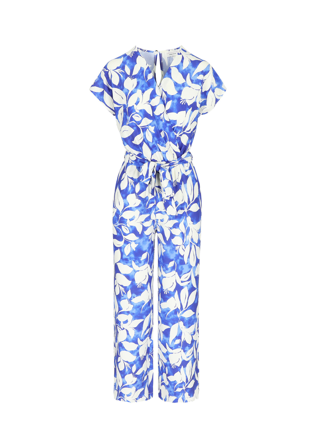 Jumpsuit met bloemenprint, Jumpsuit met bloemenprint - ELECTRIC BLUE - 06004516_1619