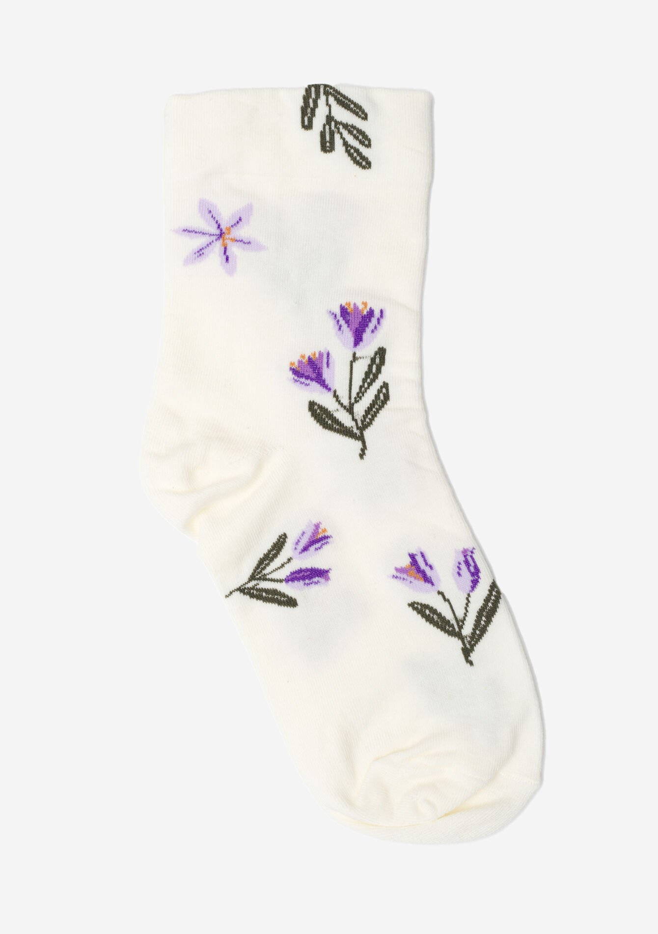 Chaussettes à motif floral - LILAC BRIGHT - 17101426_2578