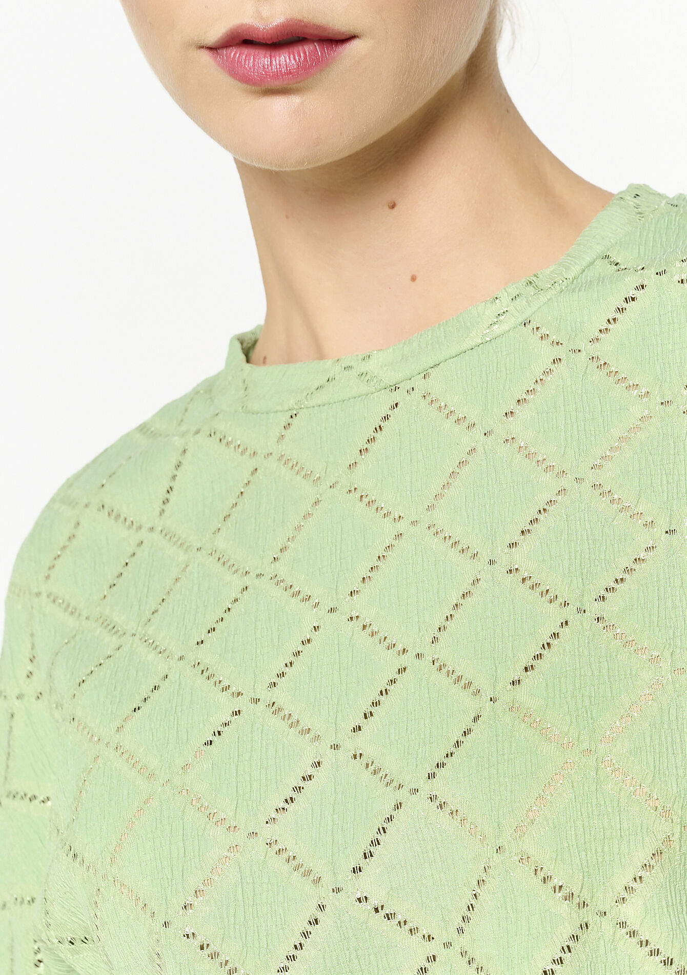 Graphic knit top, Graphic knit top - KHAKI FADED - 02301794_4326