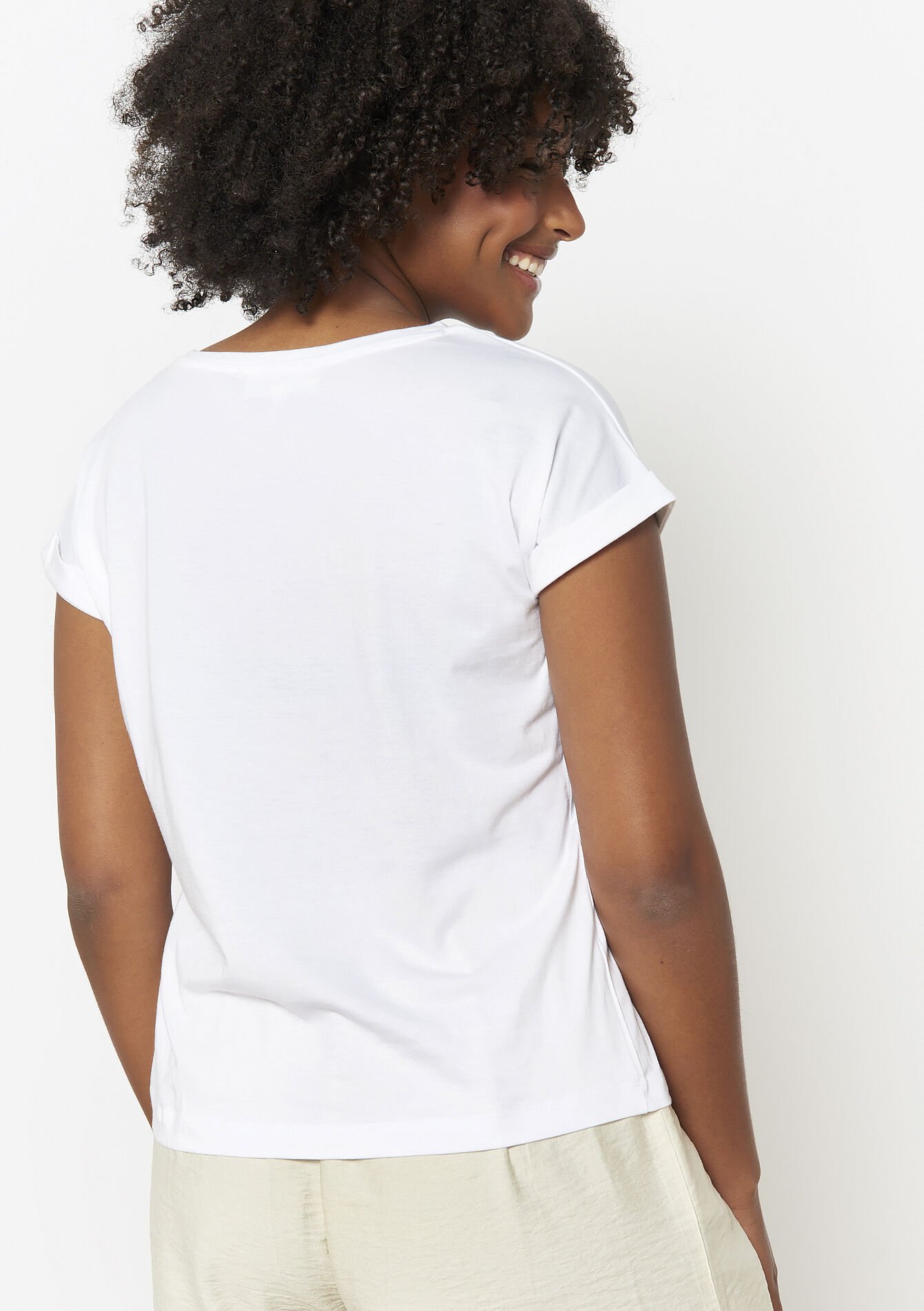 T-shirt met artwork, T-shirt met artwork - REAL WHITE - 02301643_2509