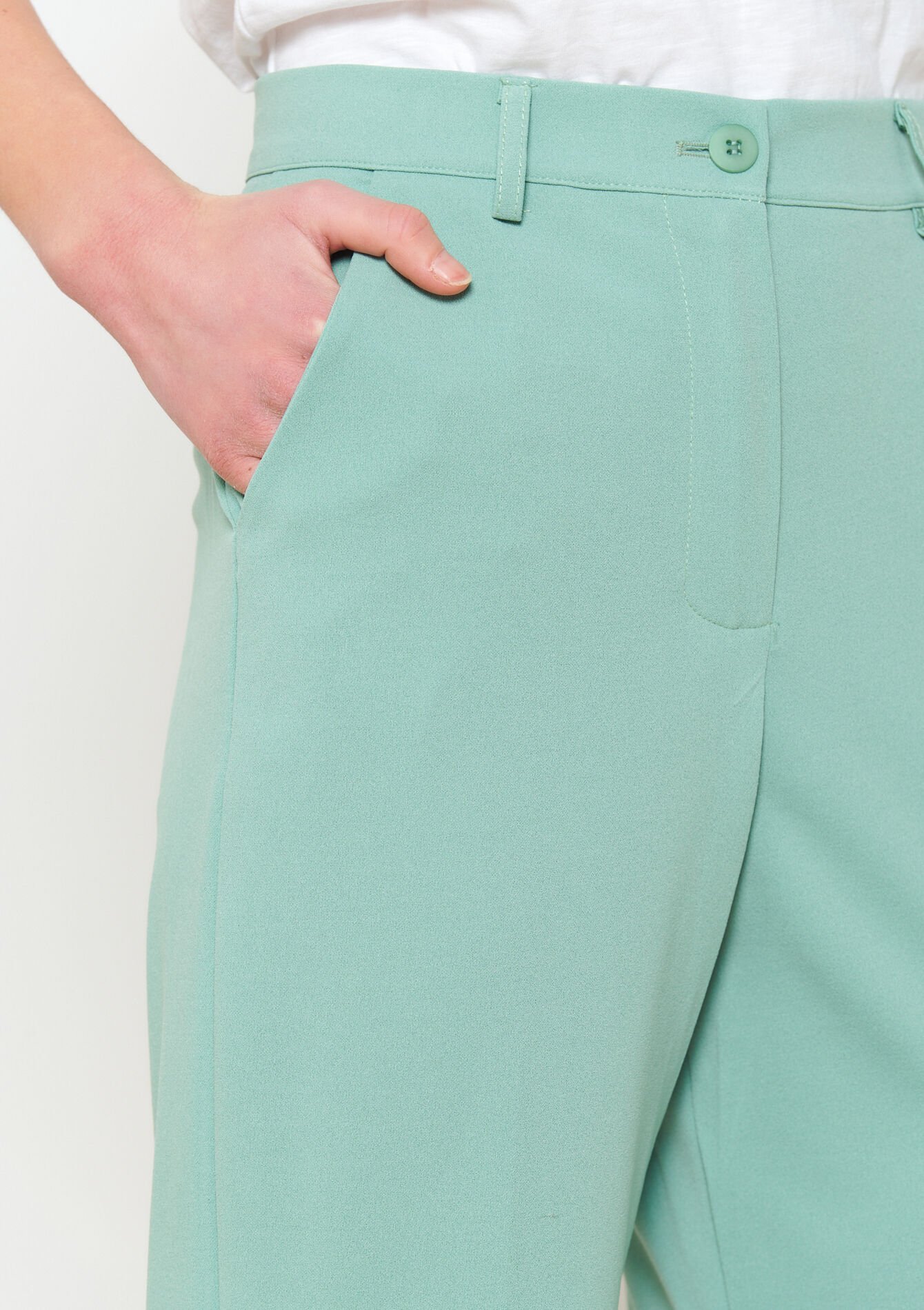 Getailleerde broek, Getailleerde broek - MINT GREEN - 06100594_1723