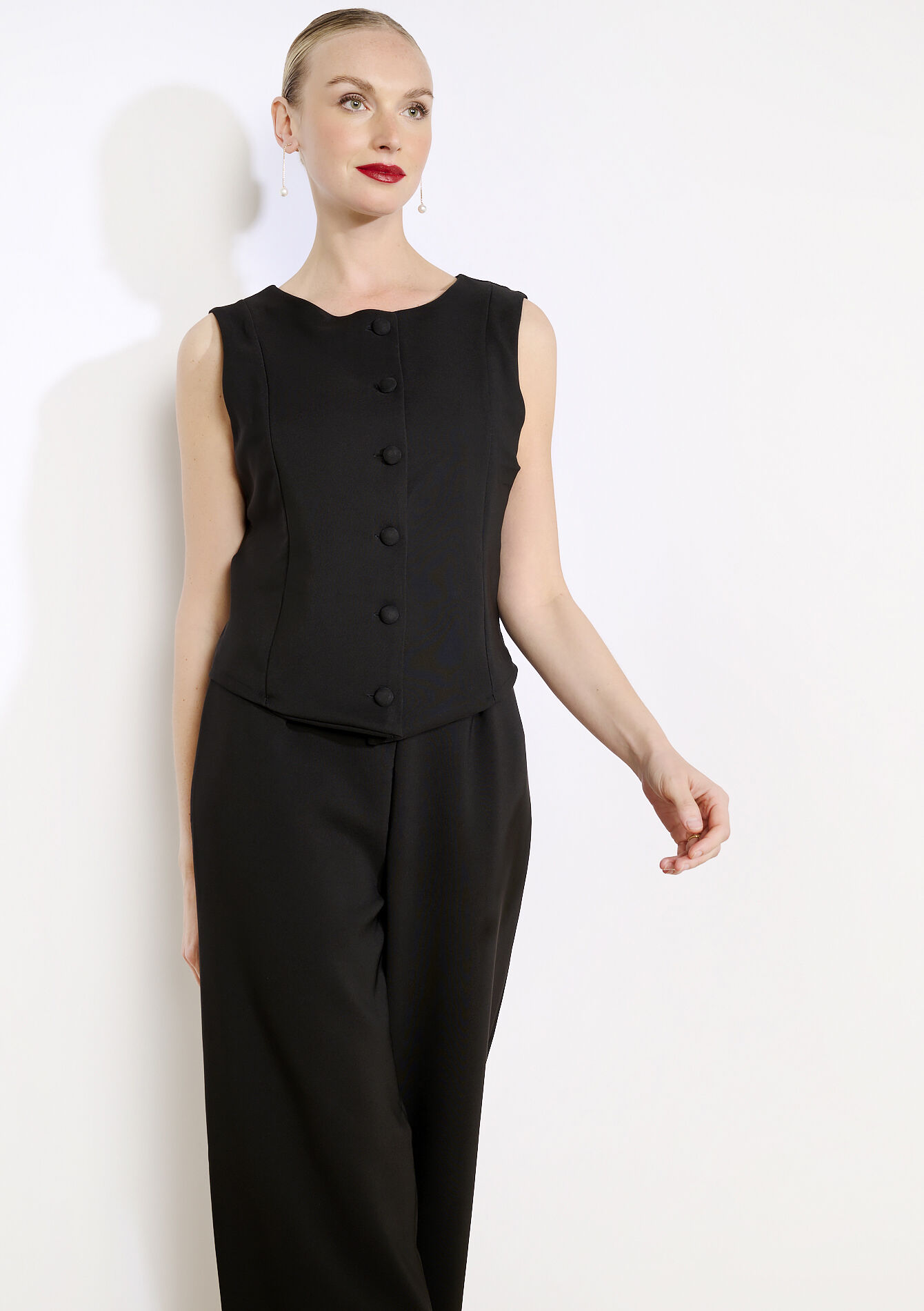 Jumpsuit met tailored look, Jumpsuit met tailored look - BLACK - 06004691_1119