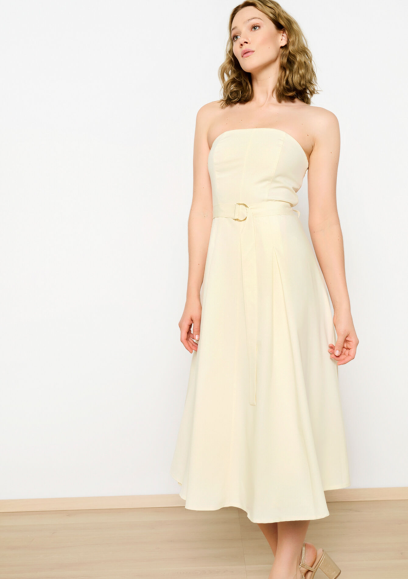 Robe bustier, Robe bustier - VANILLA WHITE - 08103664_1013