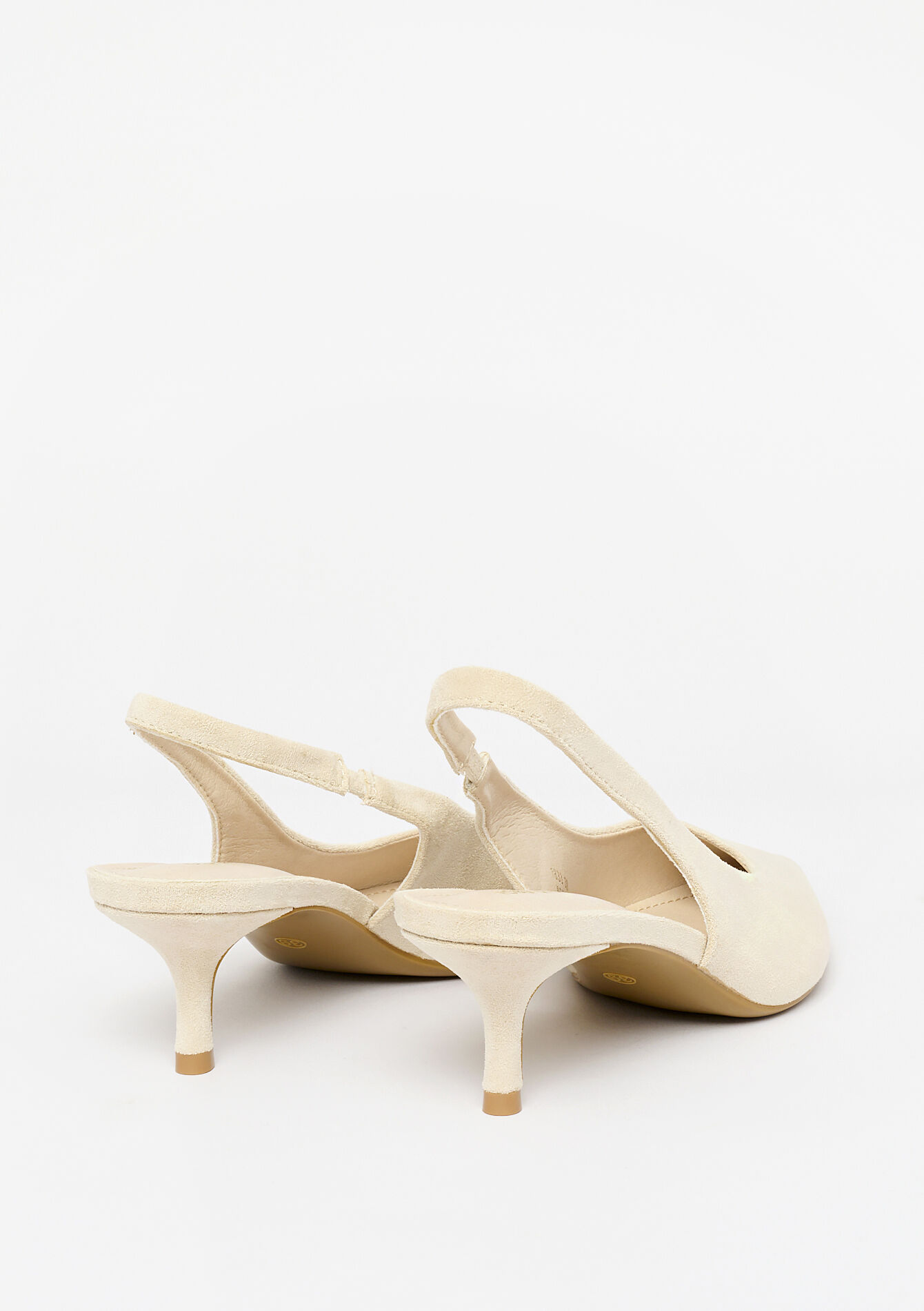 Suedine pumps, Suedine pumps - LT BEIGE - 13000795_2527