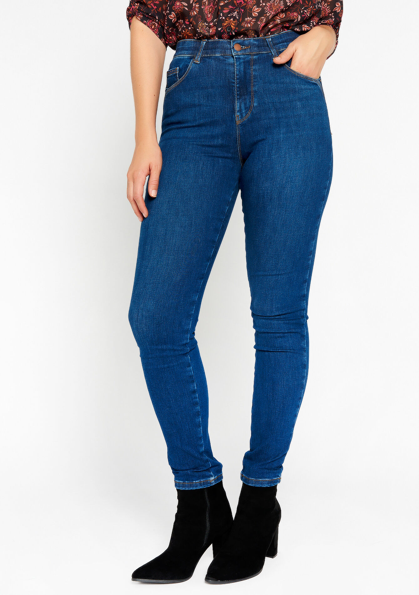 Multiple size slim jeans, Multiple size slim jeans - DARK BLUE - 22000474_0501