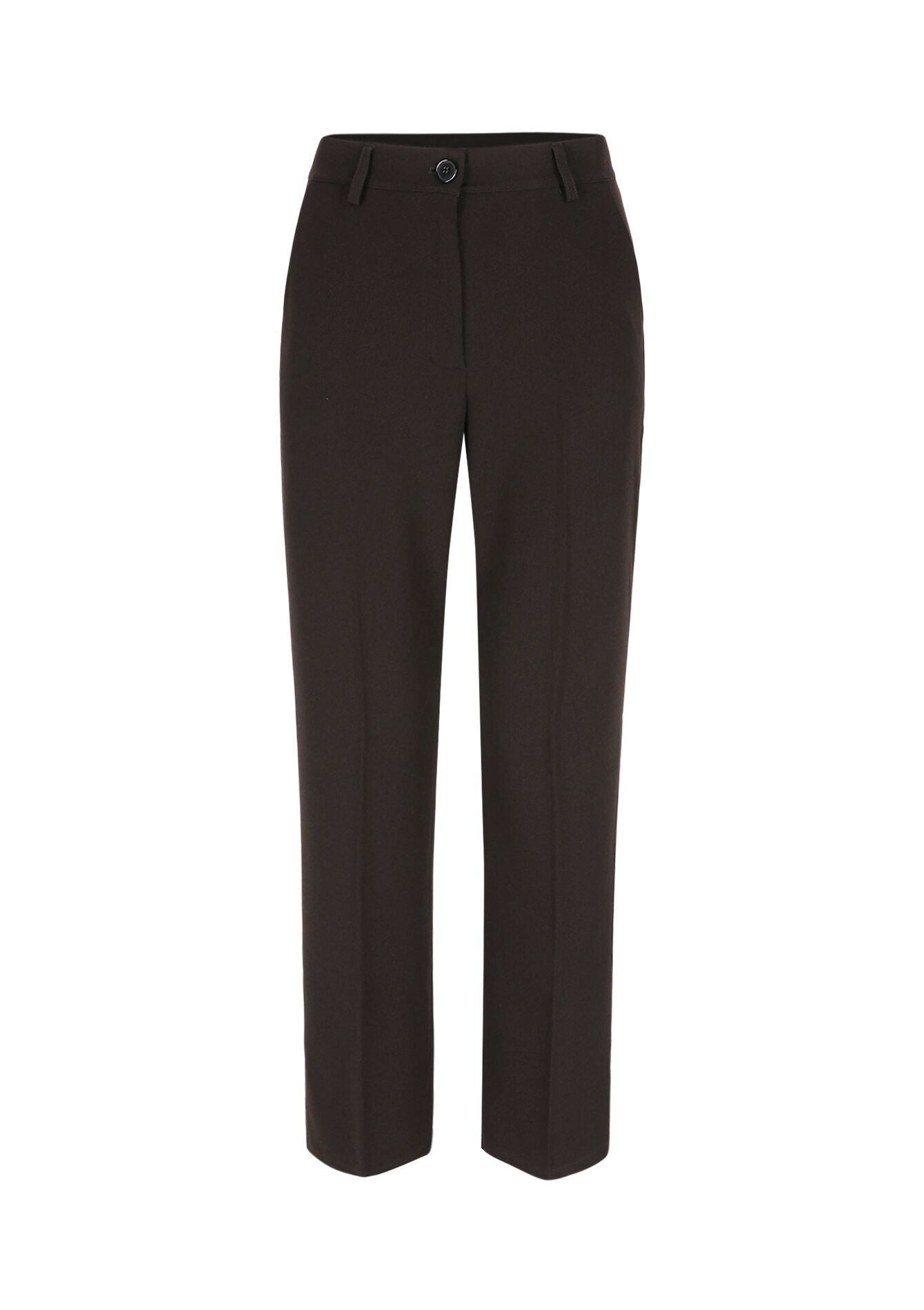 Pantalon droit élégant, Pantalon droit élégant - BROWN DARK CHOCOLATE - 06100735_3720