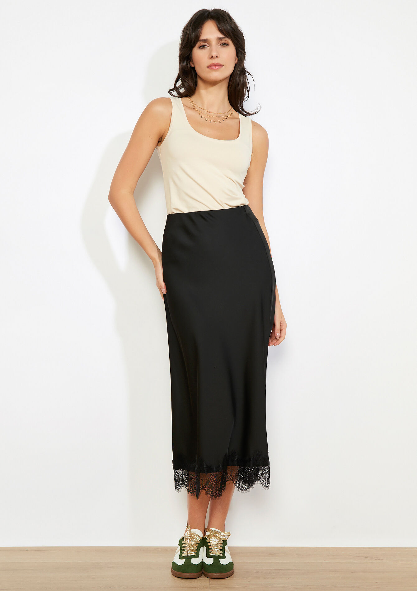 Fitted tank top, Fitted tank top - LT BEIGE - 02200526_2527