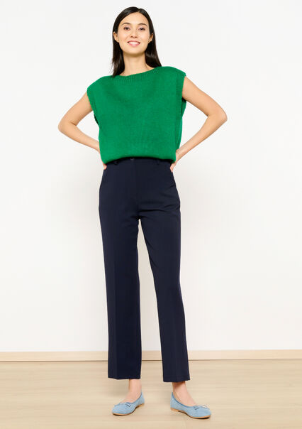 Tailored trousers - NAVY BASIC - 06100594_2723