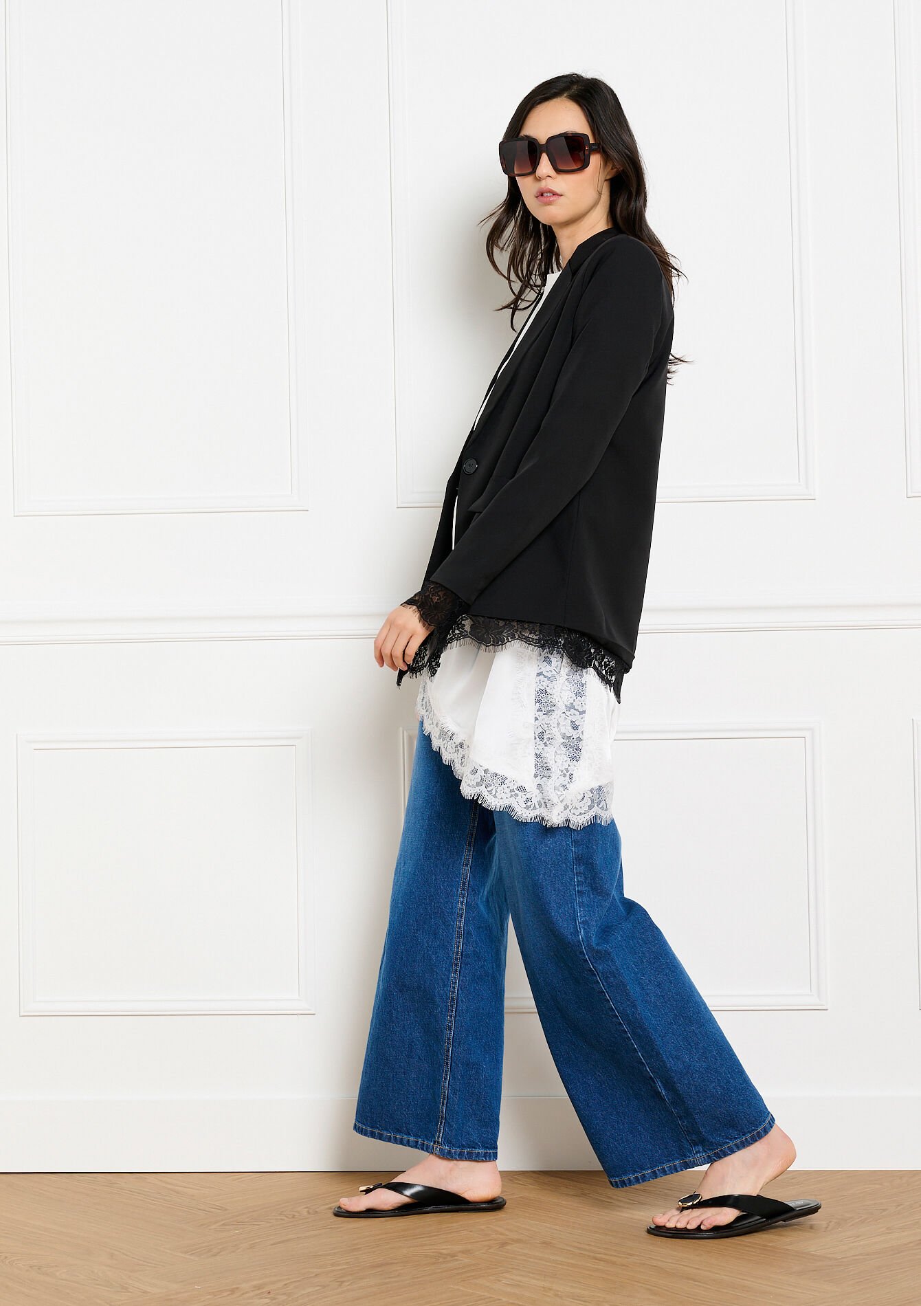 Blazer structuré élégant, Blazer structuré élégant - BLACK - 09101204_1119